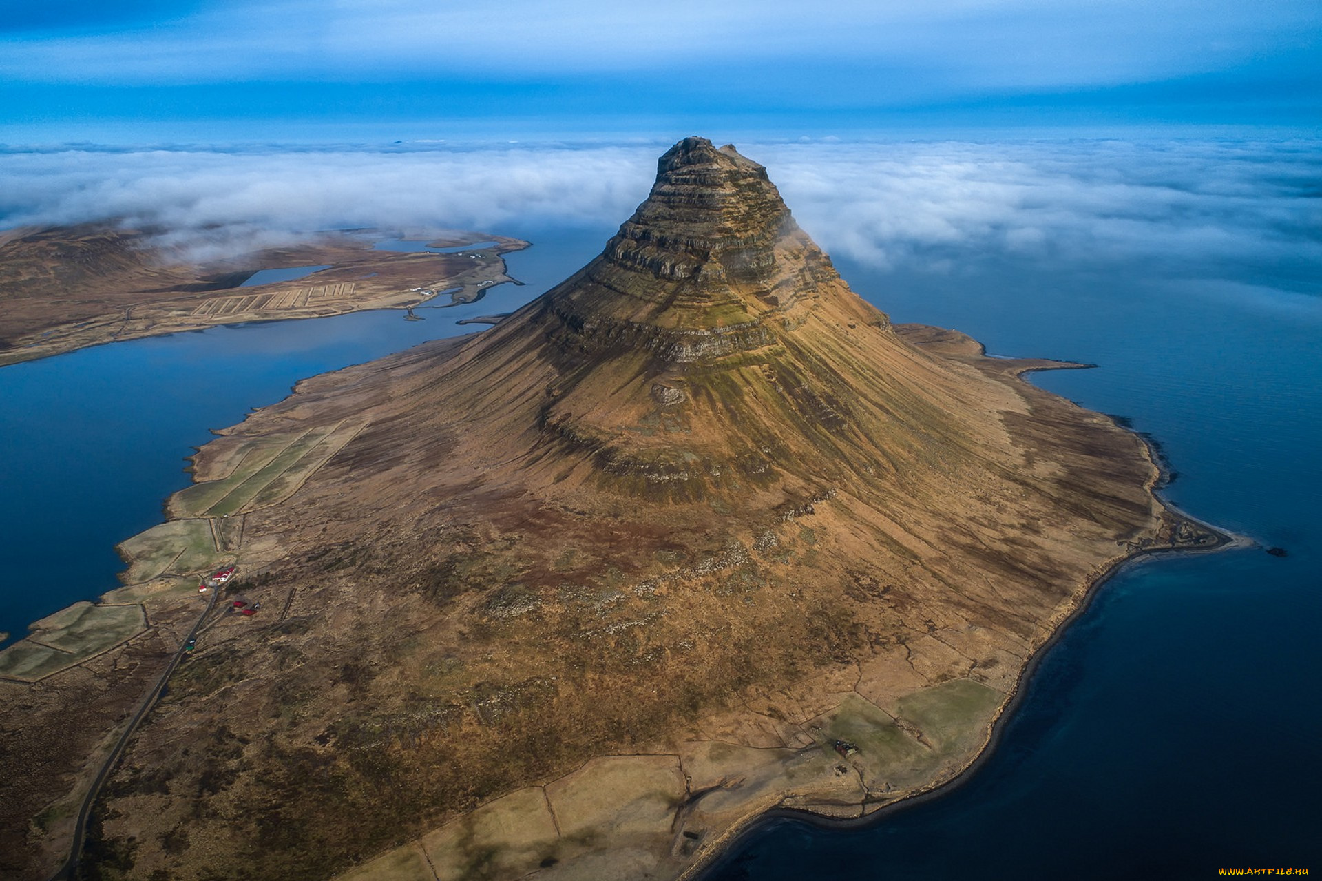 природа, побережье, простор