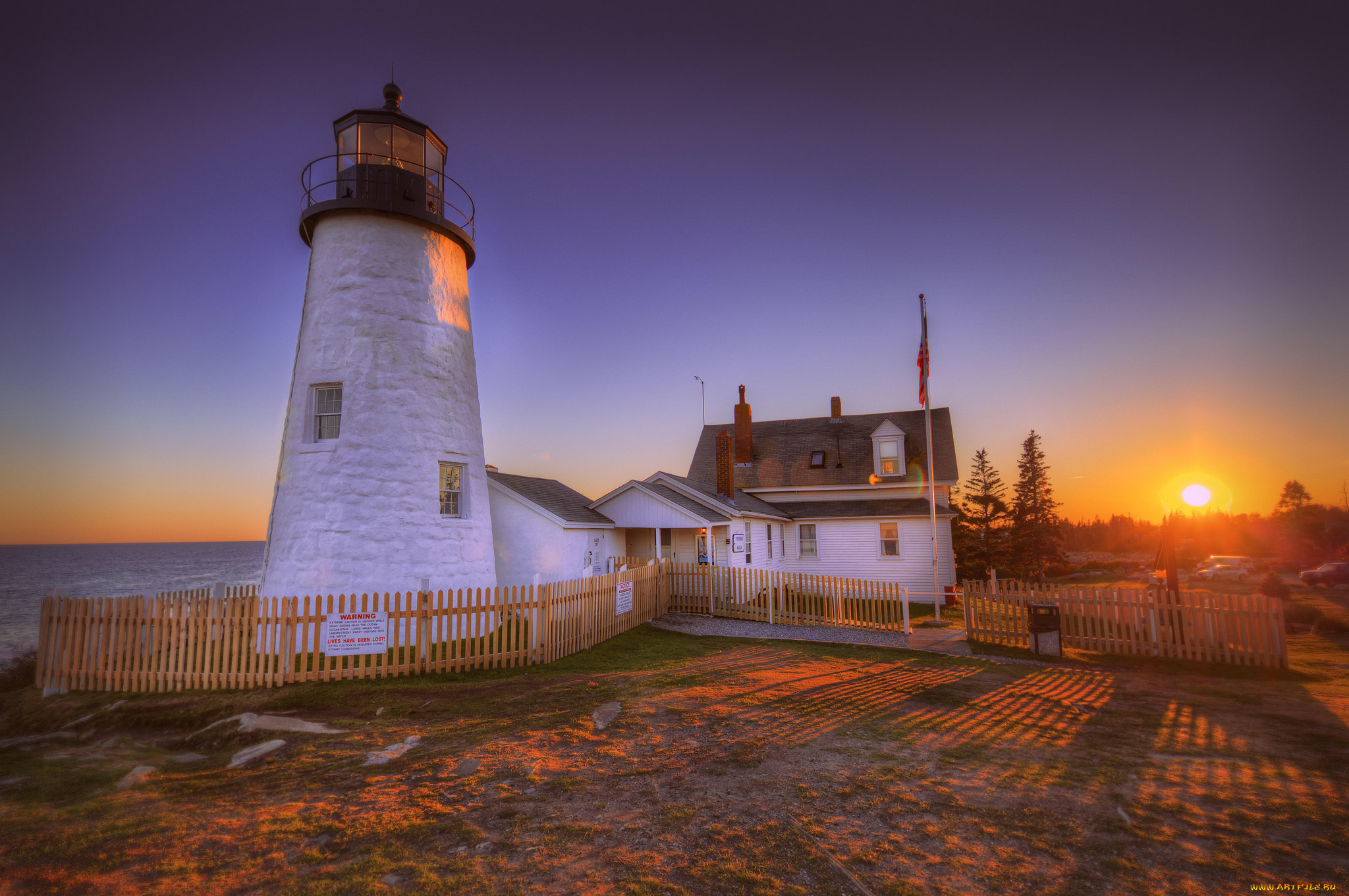 природа, маяки, простор