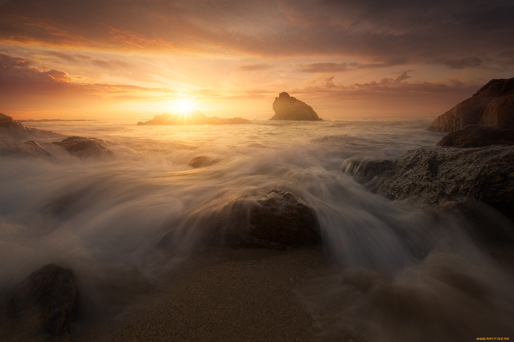 природа, восходы, закаты, простор