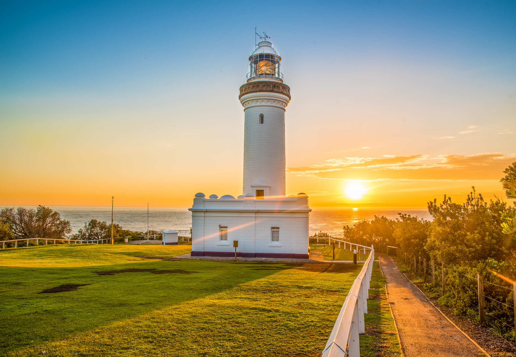 природа, маяки, простор