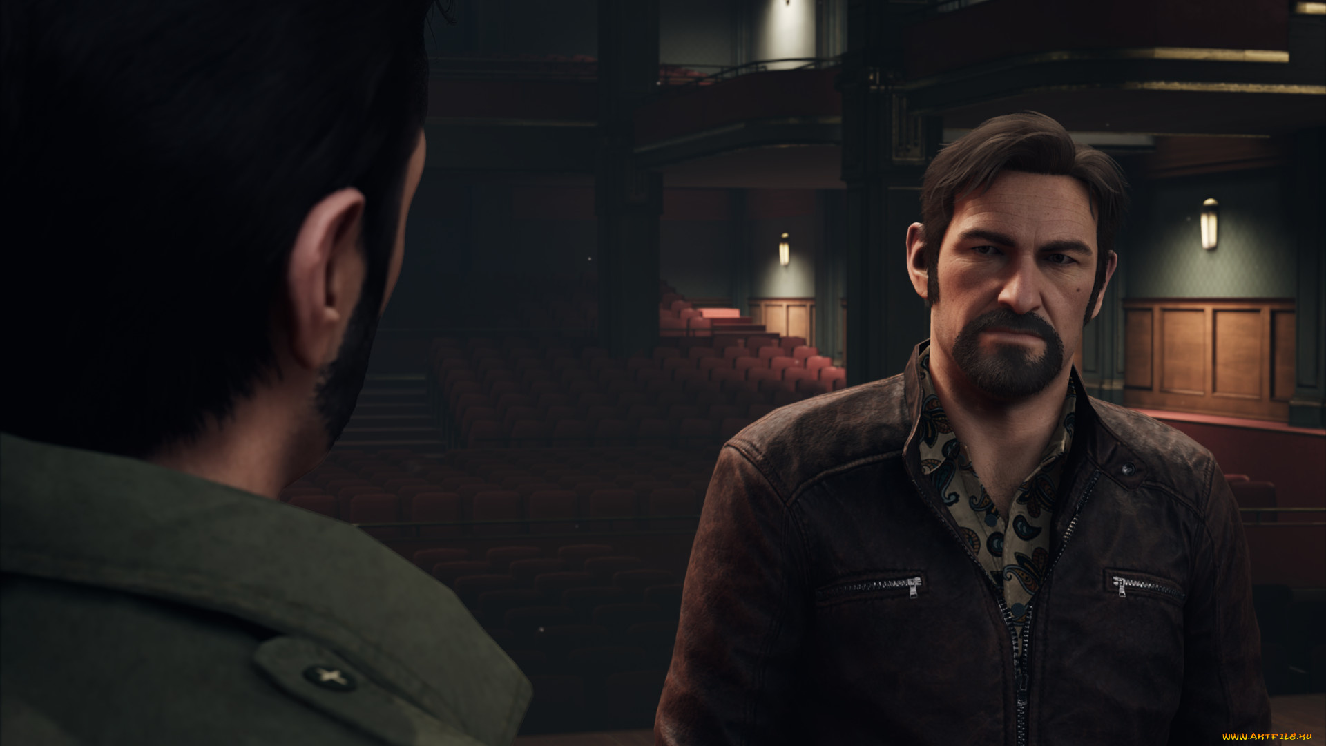 видео, игры, a, way, out, кресла, зал, разговор, мужчины