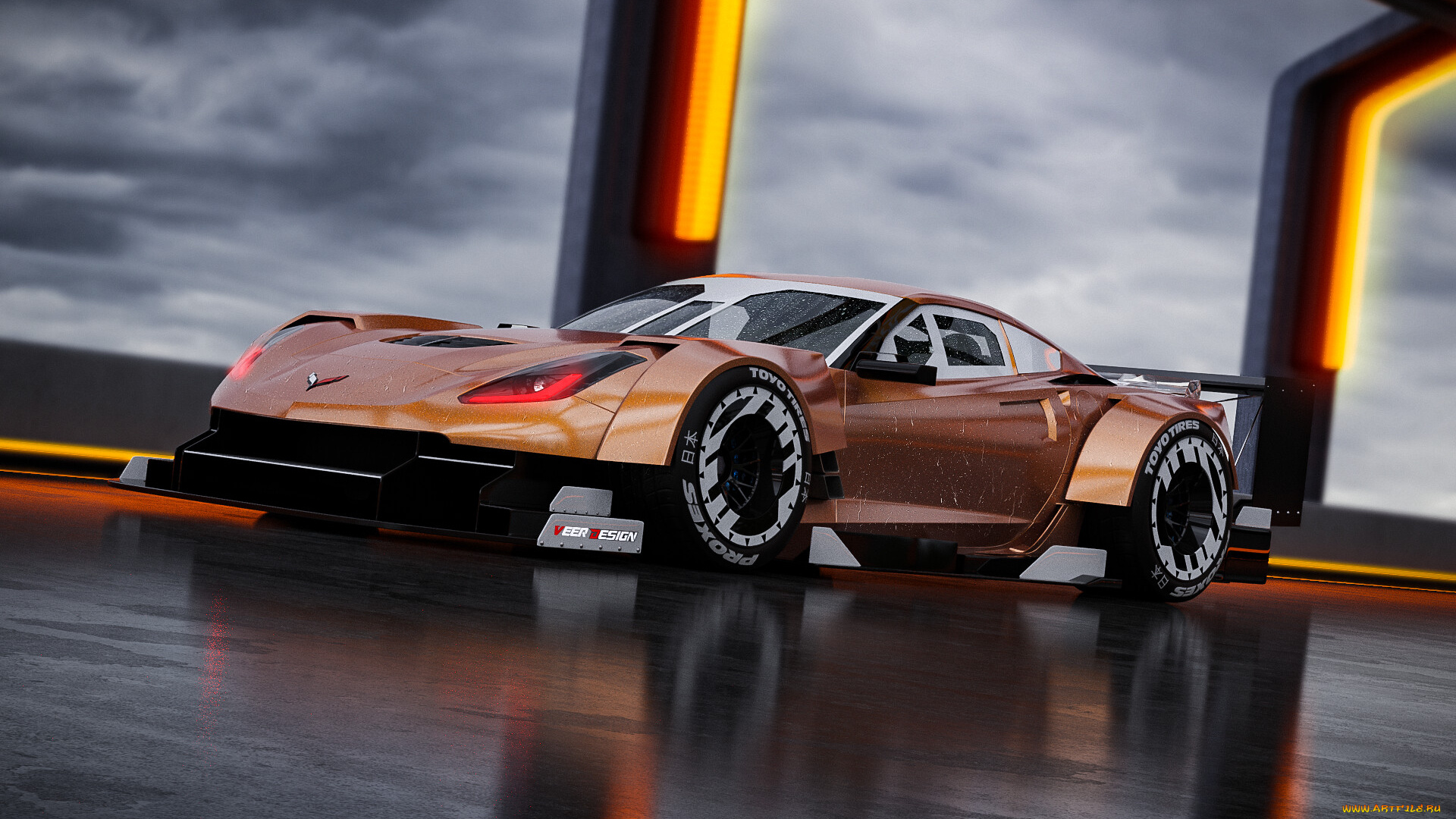 chevrolet, corvette, автомобили, 3д, chevrolet, corvette, stingray, американский, зверь, на, колёсах