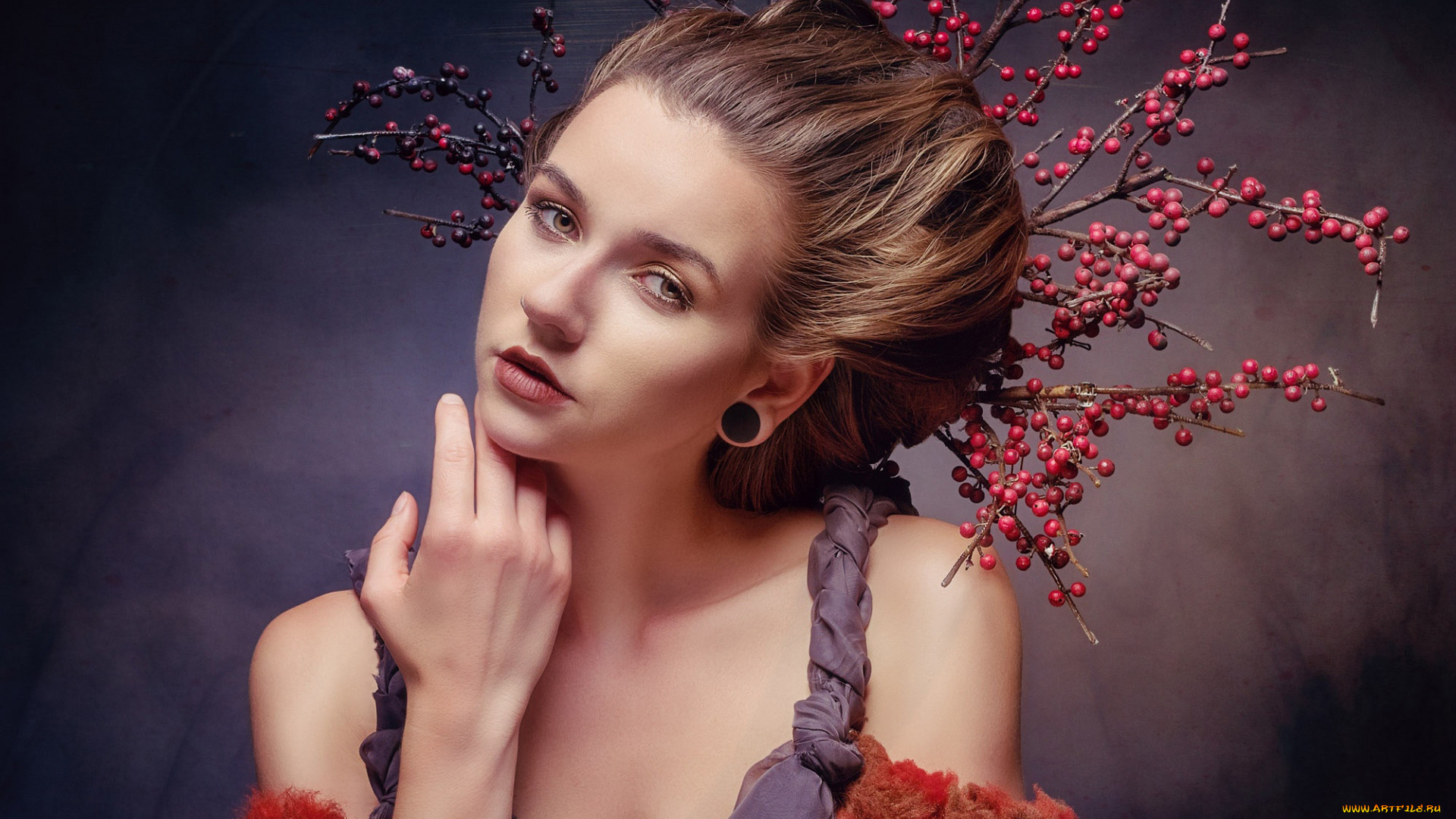 девушки, -, лица, , портреты, шатенка