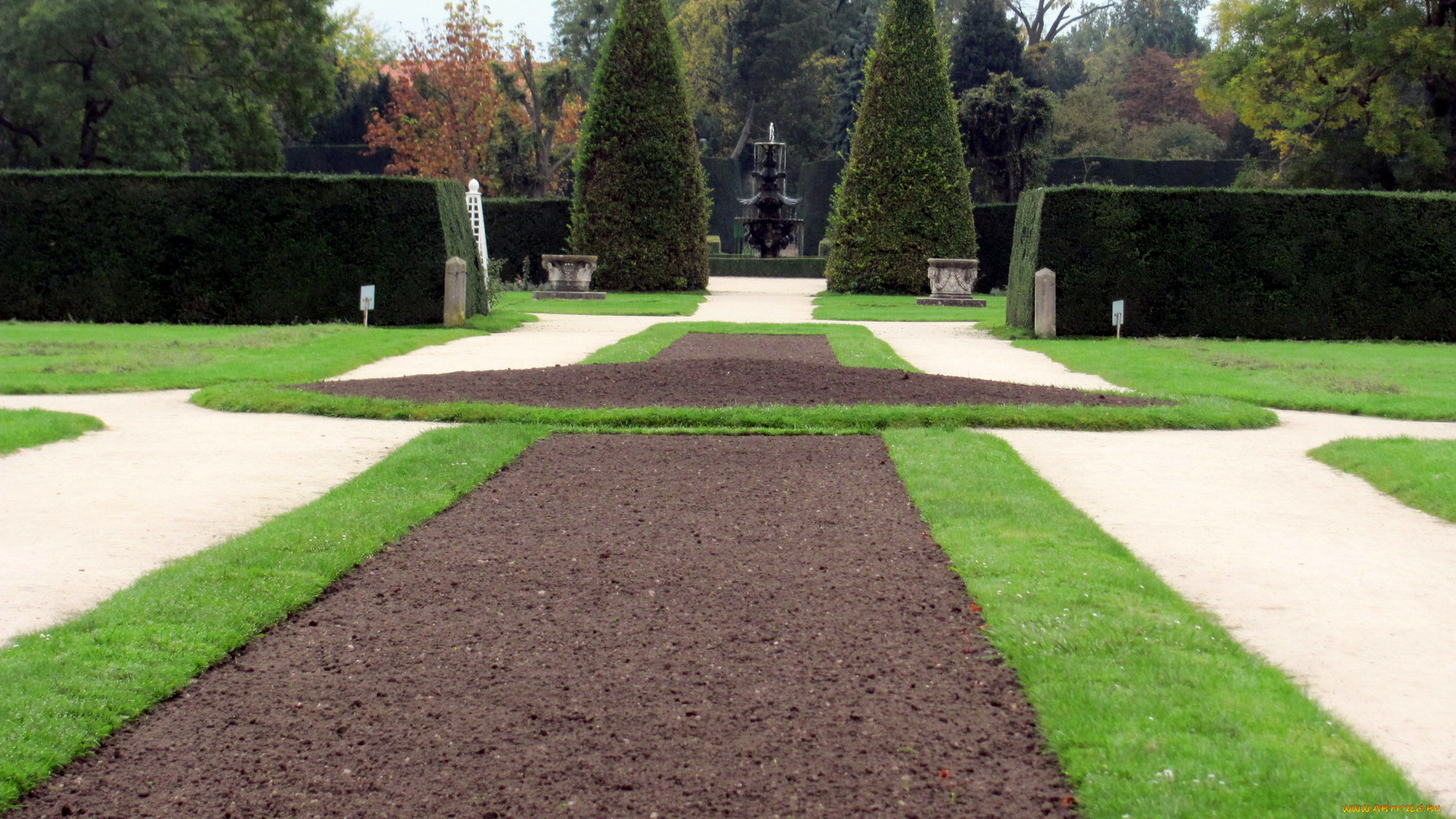 природа, парк, аллея