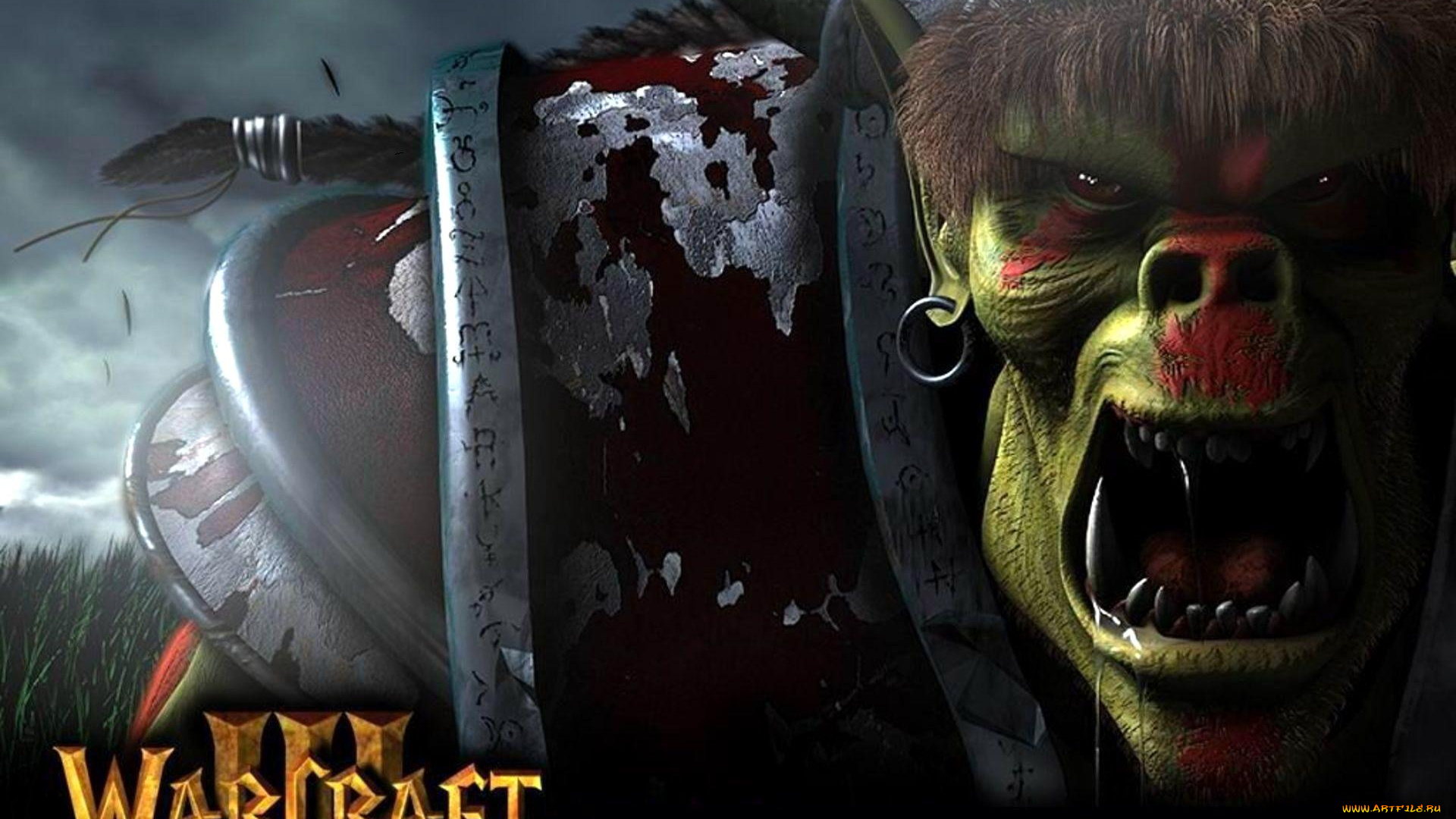 видео, игры, warcraft, iii, , reign, of, chaos, орк