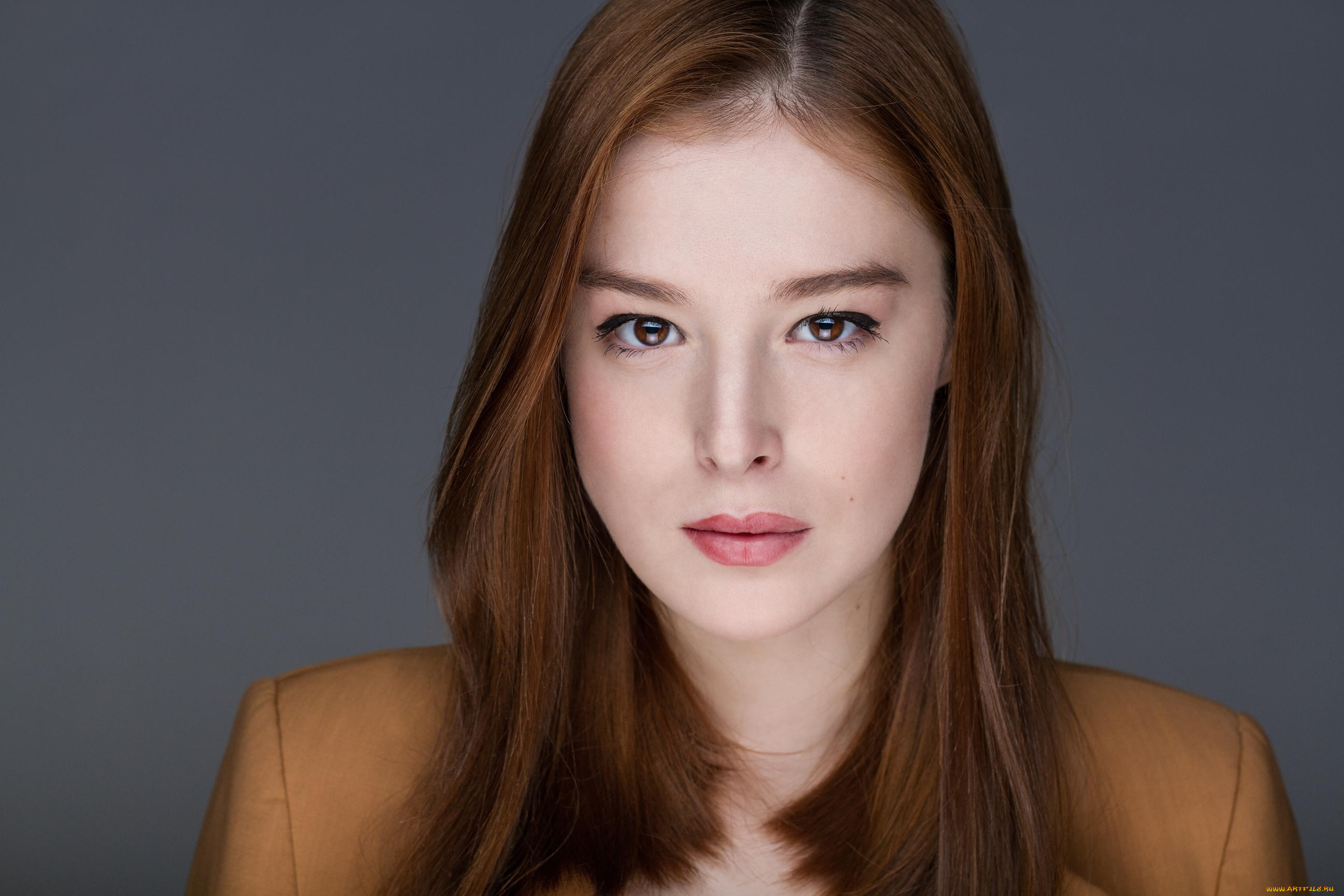 девушки, -, лица, , портреты, карие, глаза, рыжие, волосы, milena, radulovich