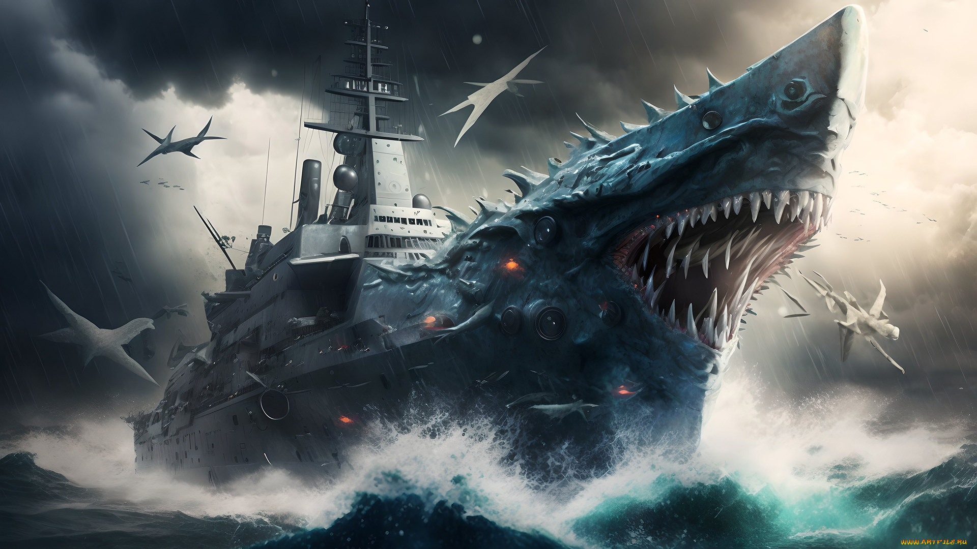 фэнтези, корабли, нейросети, графика, нейроарт, ai, art, нейронные, сети, рисунки, нейро, искусство