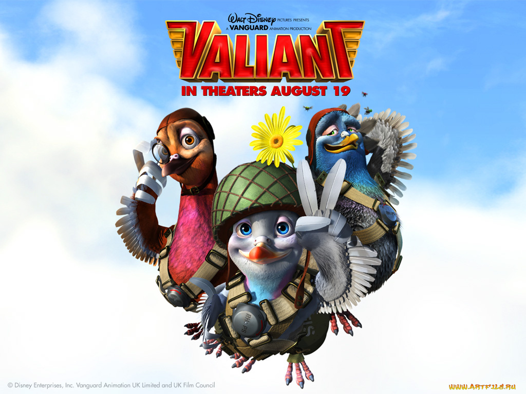 valiant, мультфильмы