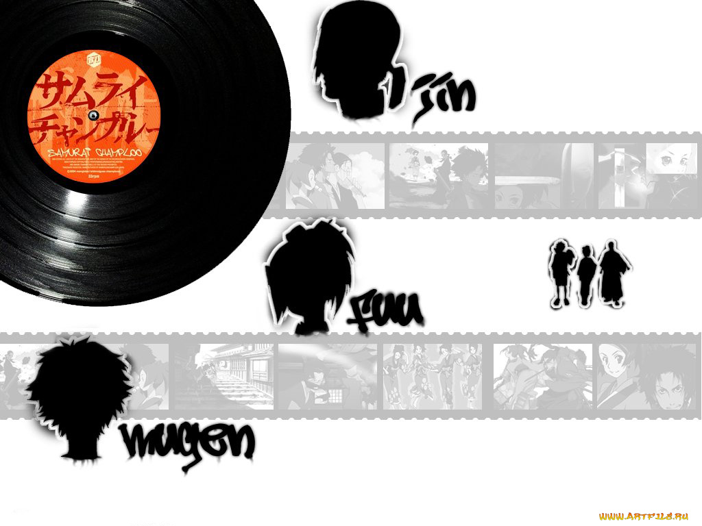 аниме, samurai, champloo