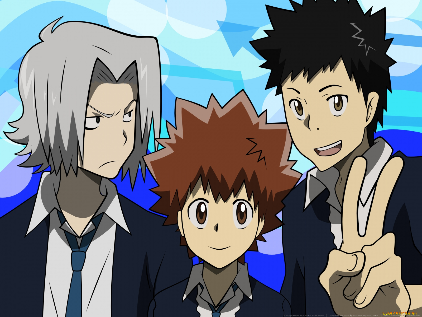 аниме, katekyo, hitman, reborn