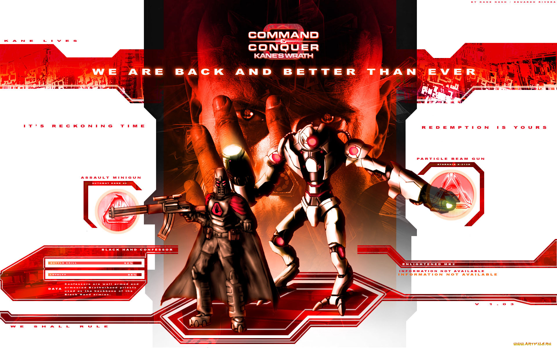 command, conquer, red, alert, видео, игры, kane`s, wrath