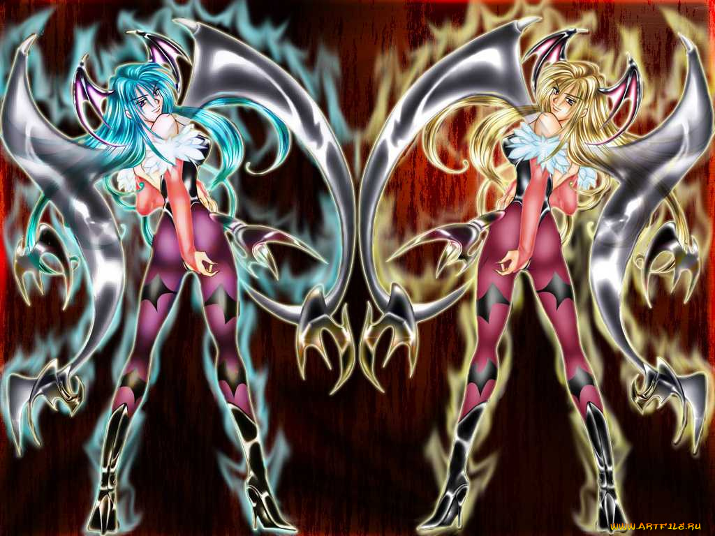 аниме, night, warriors