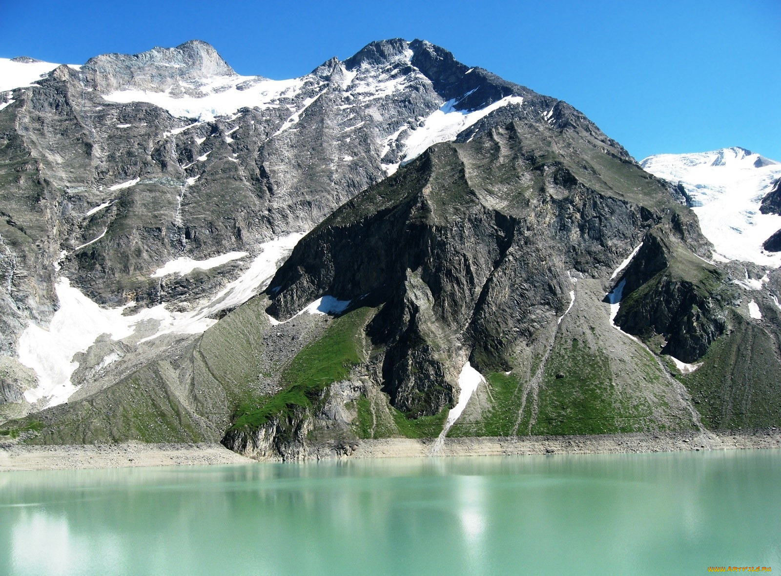 природа, горы, вода, сне