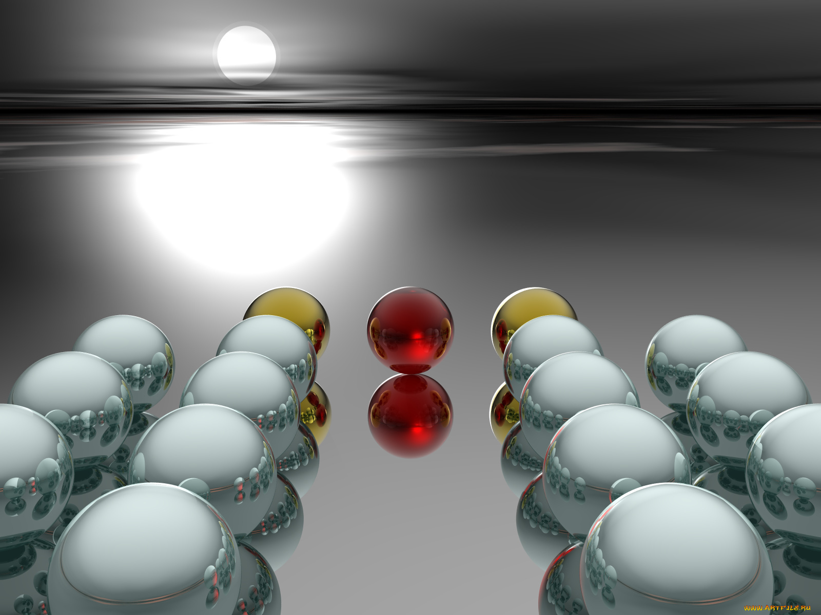 3д, графика, другое, шары
