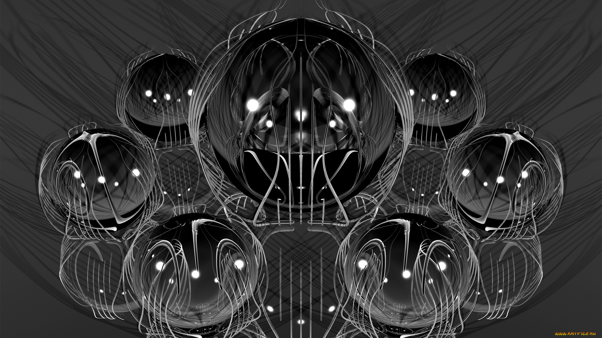 3д, графика, fractal, фракталы, цвета, фон, узор