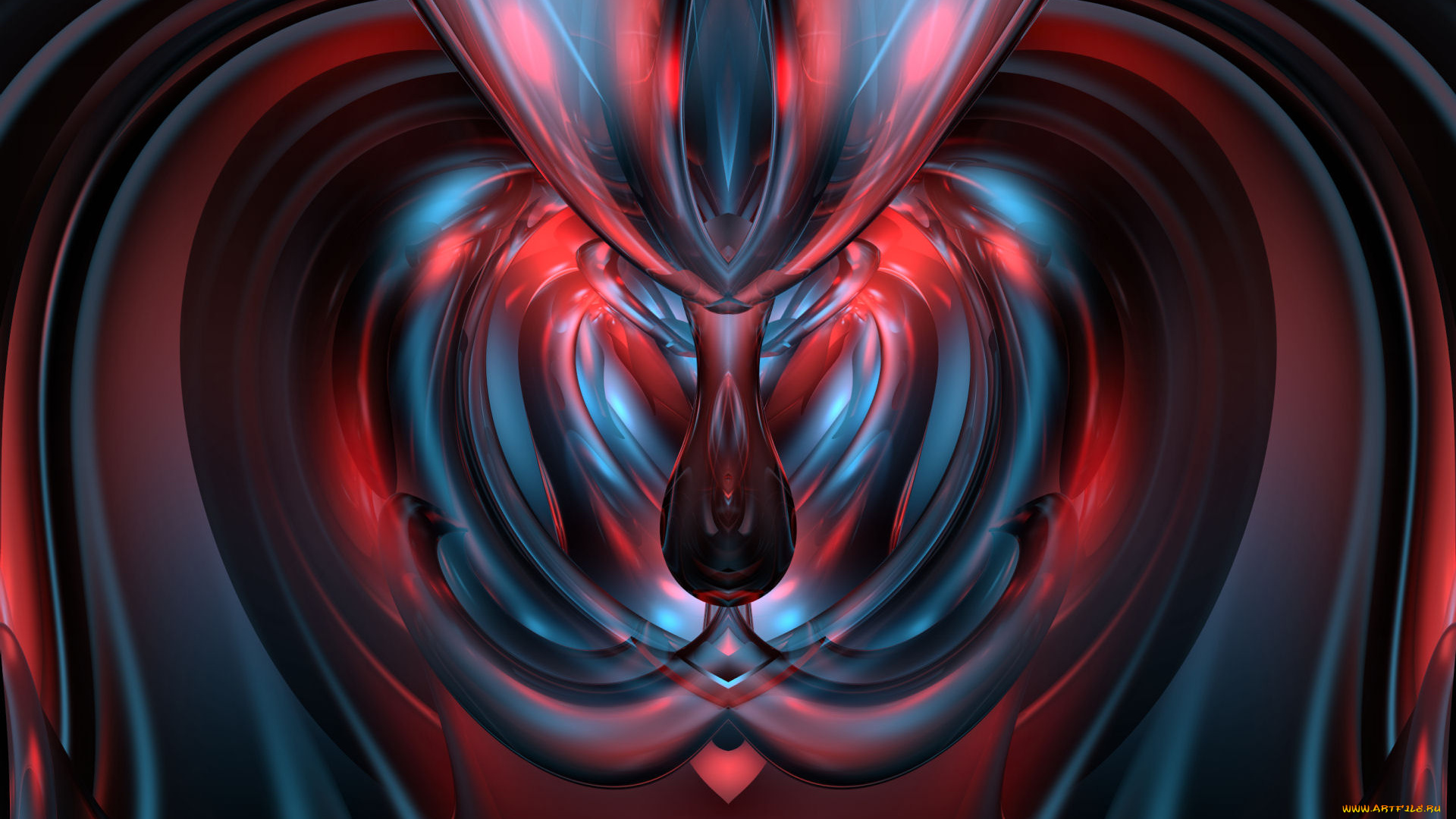 3д, графика, fractal, фракталы, узор, цвета