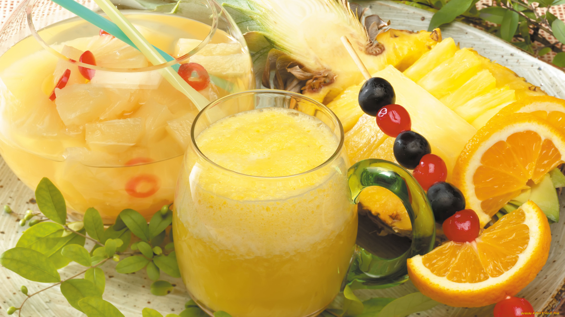 еда, напитки, сок, фрукты, стакан