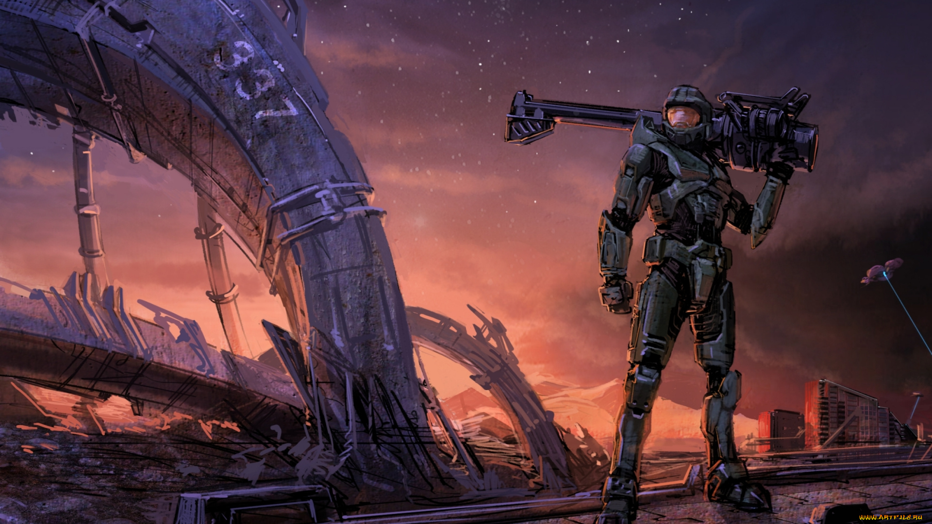 halo, видео, игры, постапокалипсис