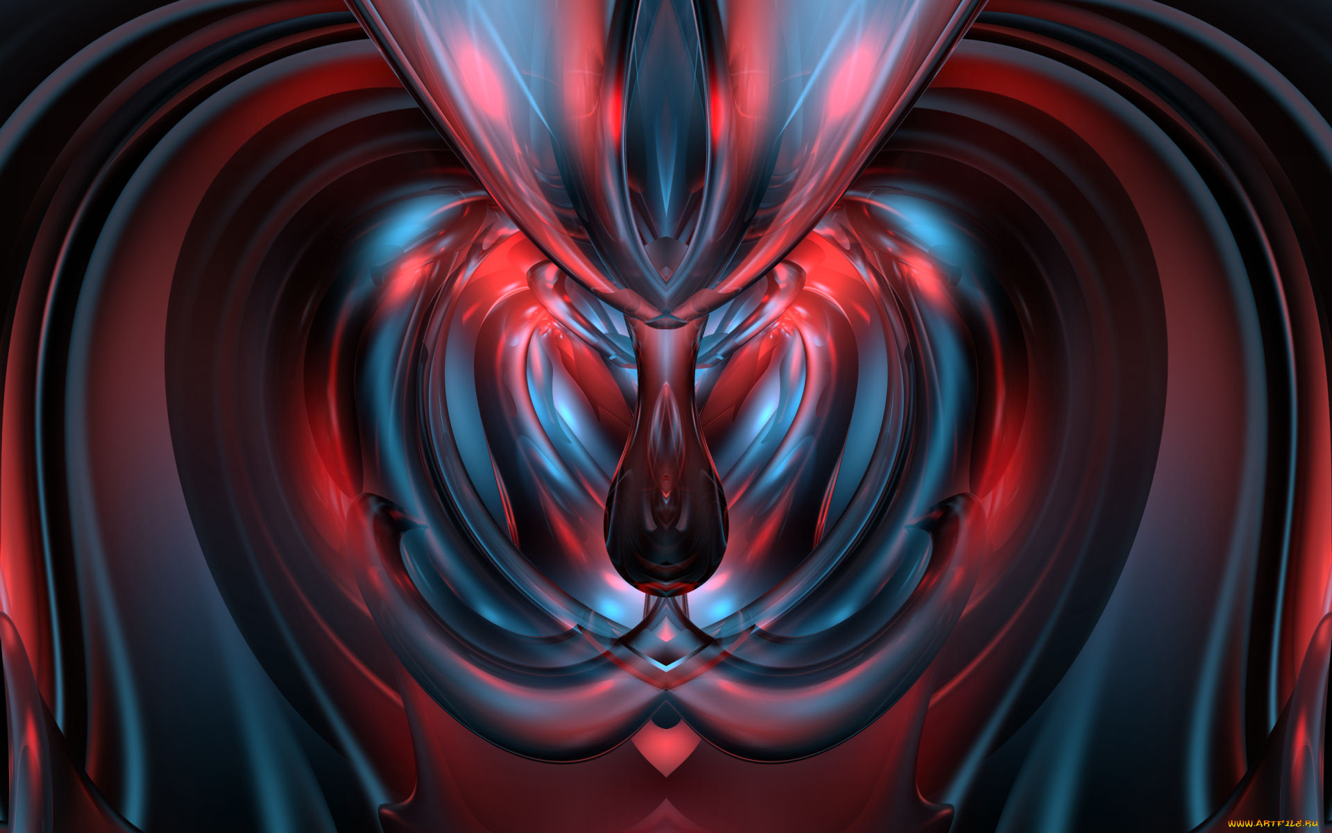 3д, графика, fractal, фракталы, узор, цвета