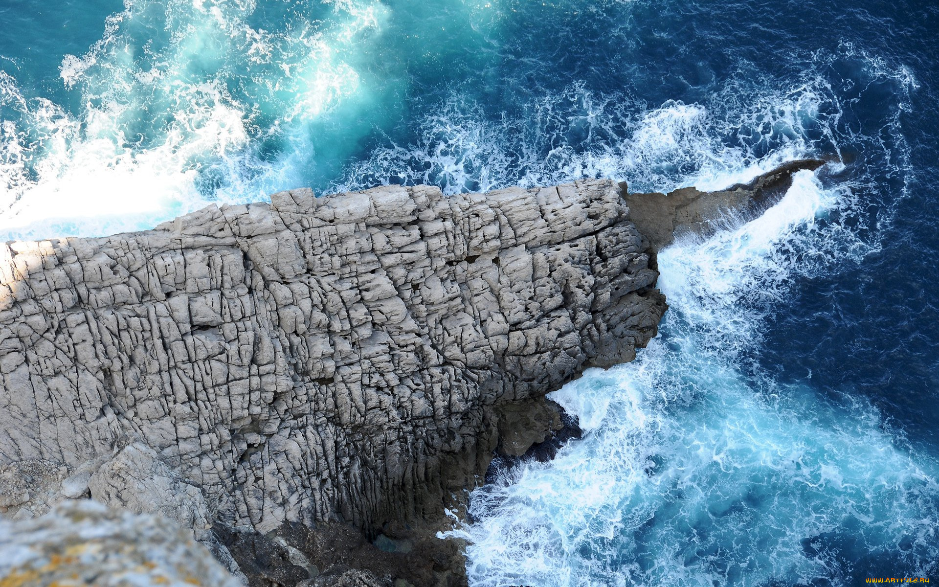 mountain, tail, in, the, waves, природа, побережье, прибой, океан, гора