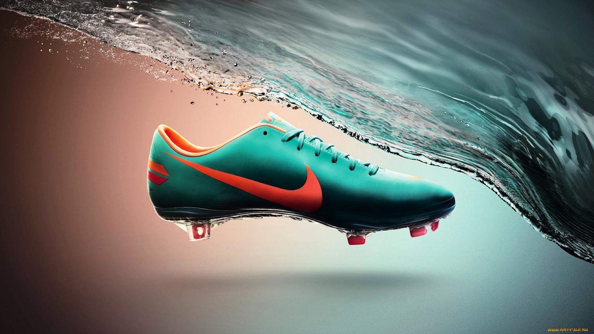 бренды, nike, бутса, волна