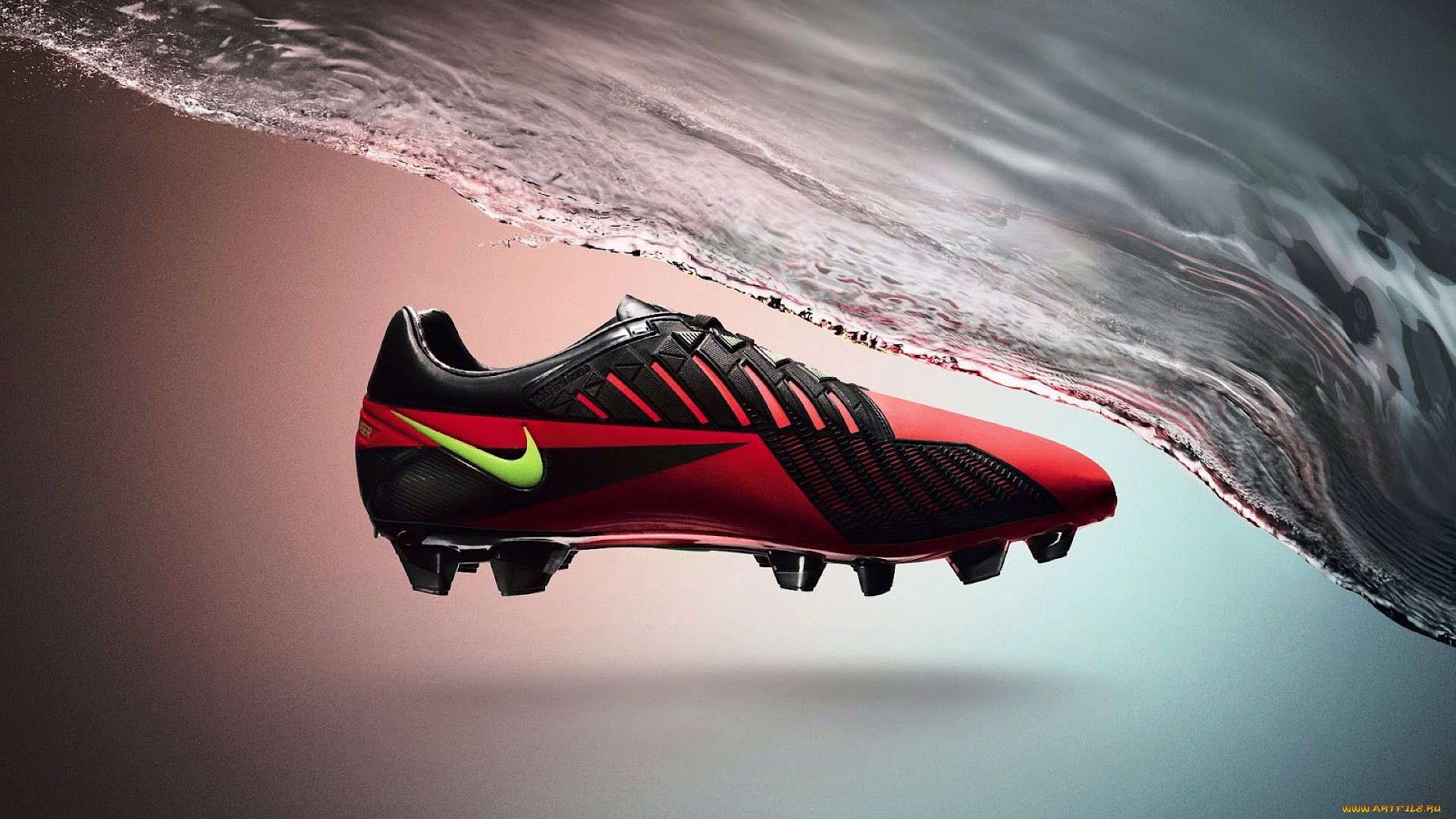 бренды, nike, волна, бутса