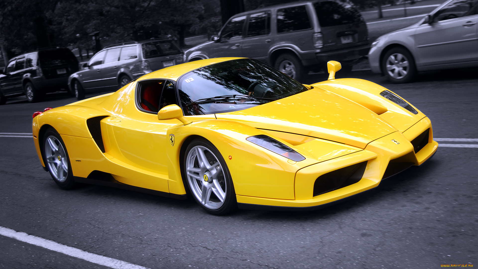 ferrari, enzo, автомобили, выставки, уличные, фото, италия, спортивные, гоночные, s, p, a