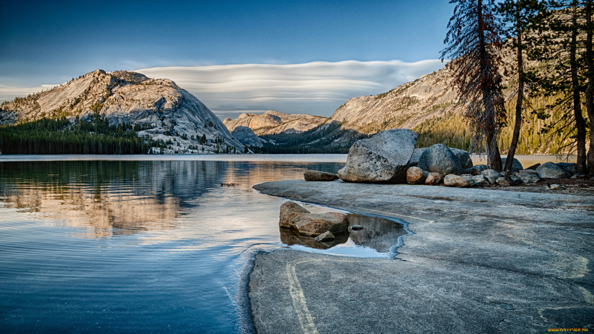 tenaya, lake, yosemite, national, park, california, природа, реки, озера, озеро, теная, йосемити, калифорния, горы, камни, деревья