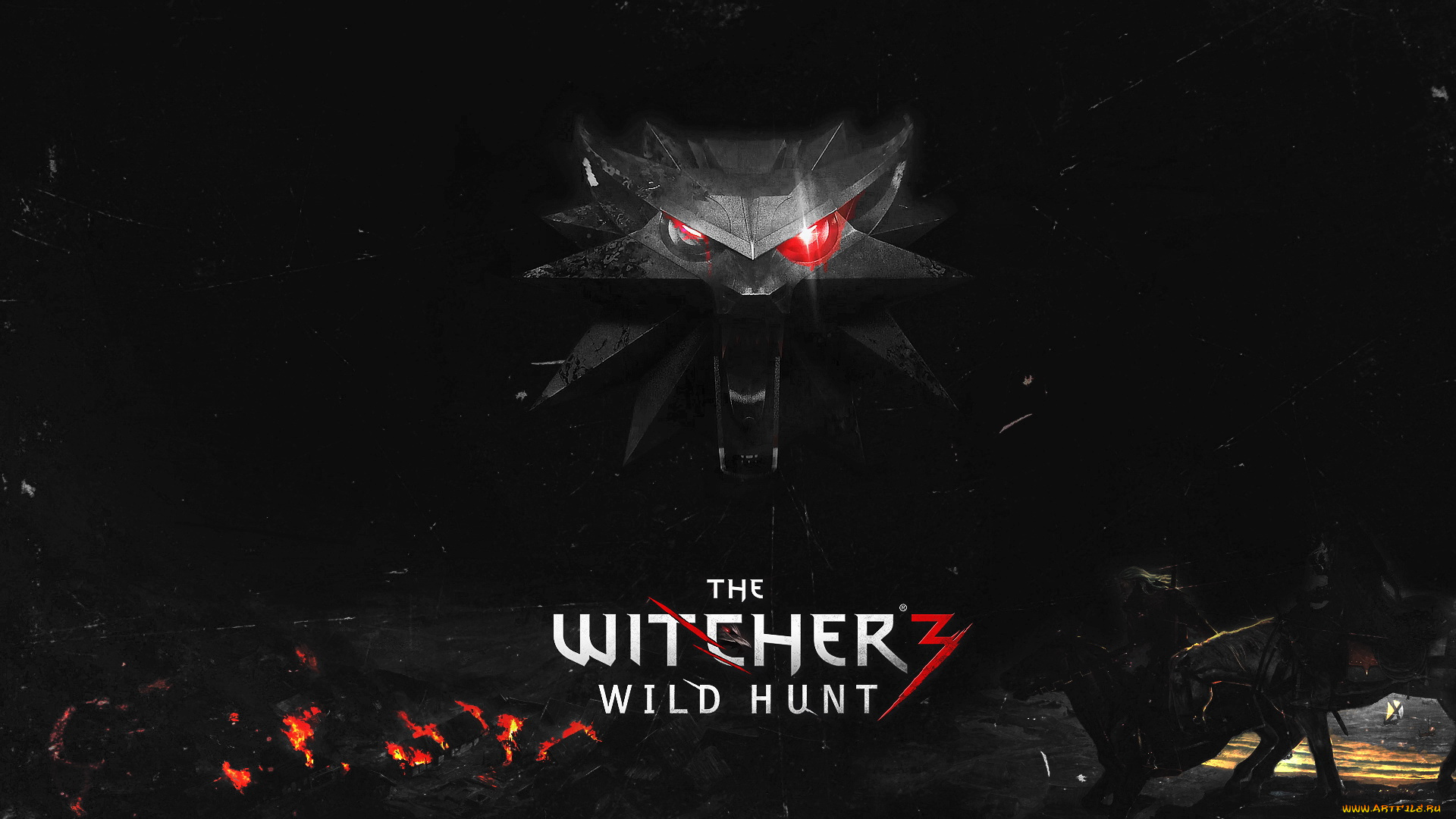 the, witcher, wild, hunt, видео, игры, робот