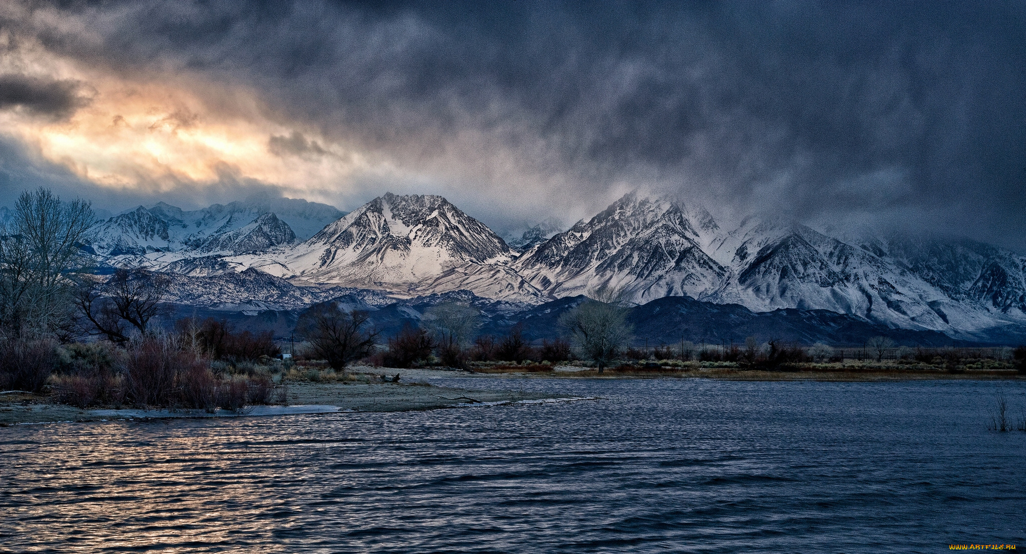 природа, реки, озера, горы, озеро