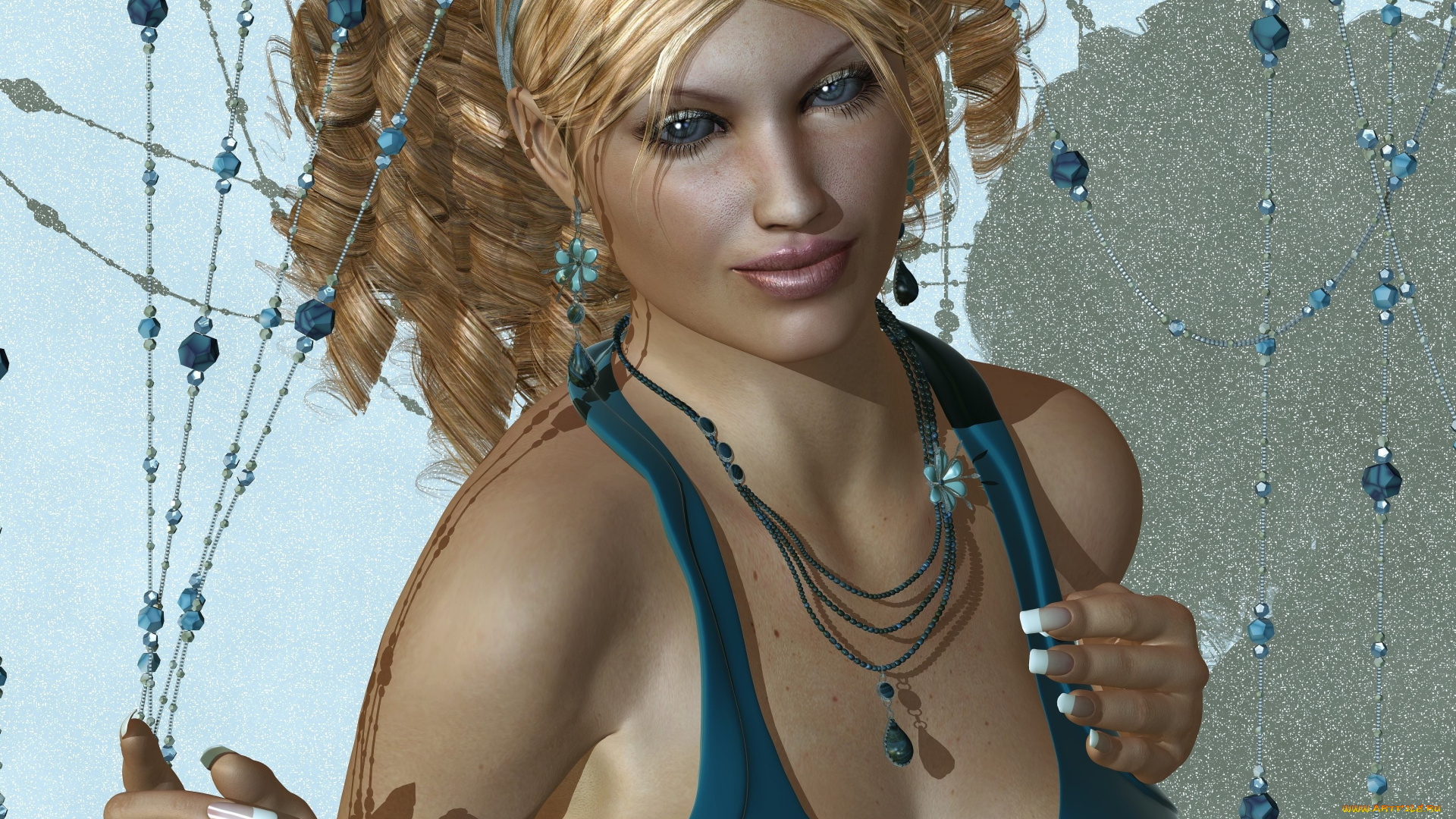 3д, графика, люди, , people, фон, взгляд, девушка