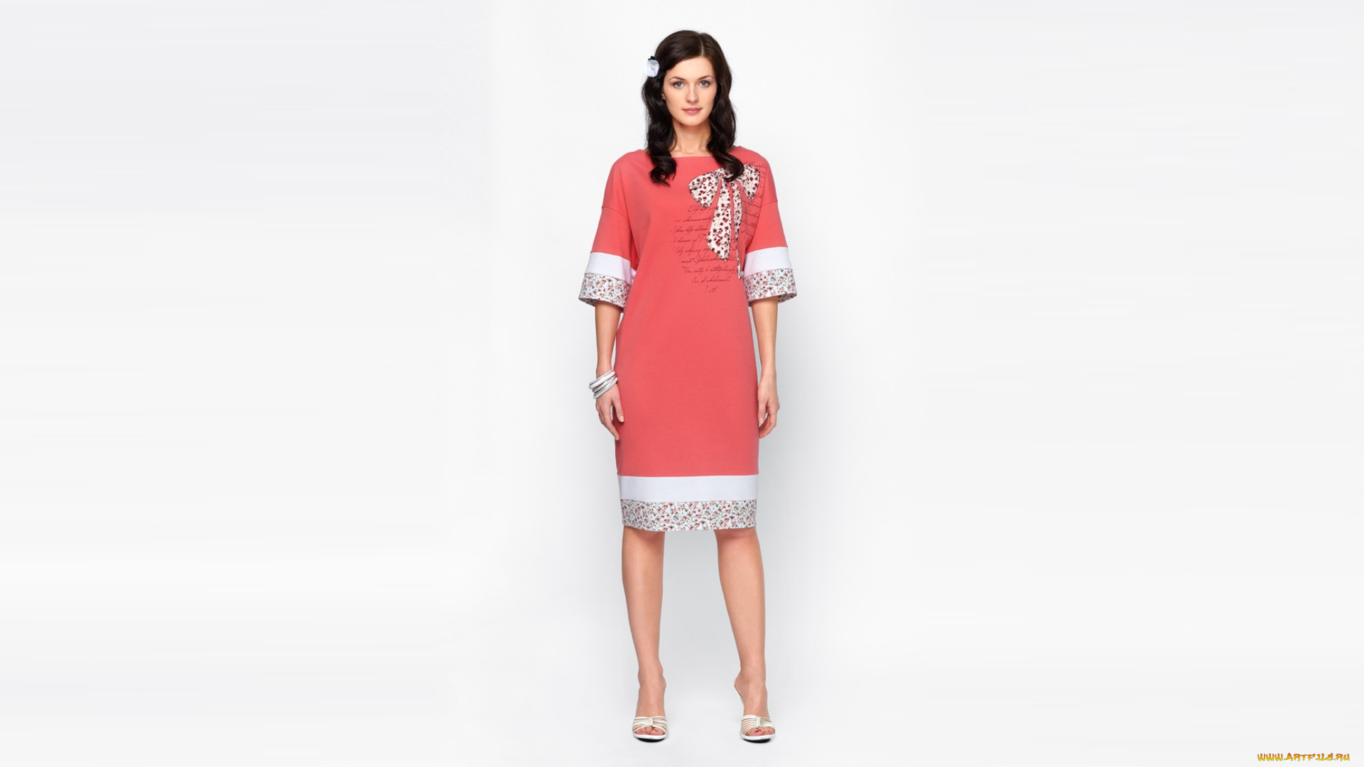 девушки, -unsort, , брюнетки, , шатенки, платье, модель, бант, браслеты