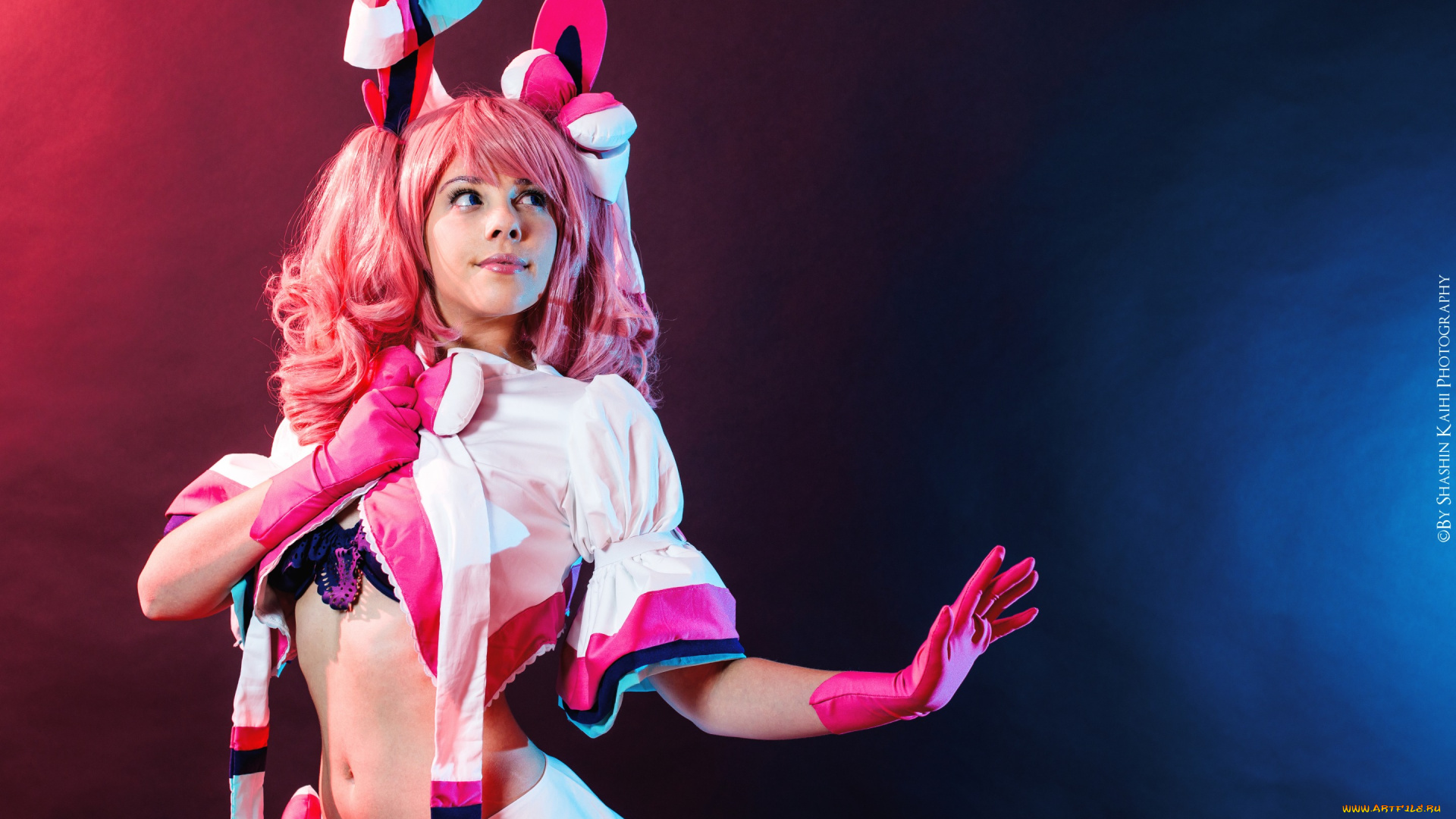 девушки, -unsort, , креатив, девушка, cosplay, форма, ушки