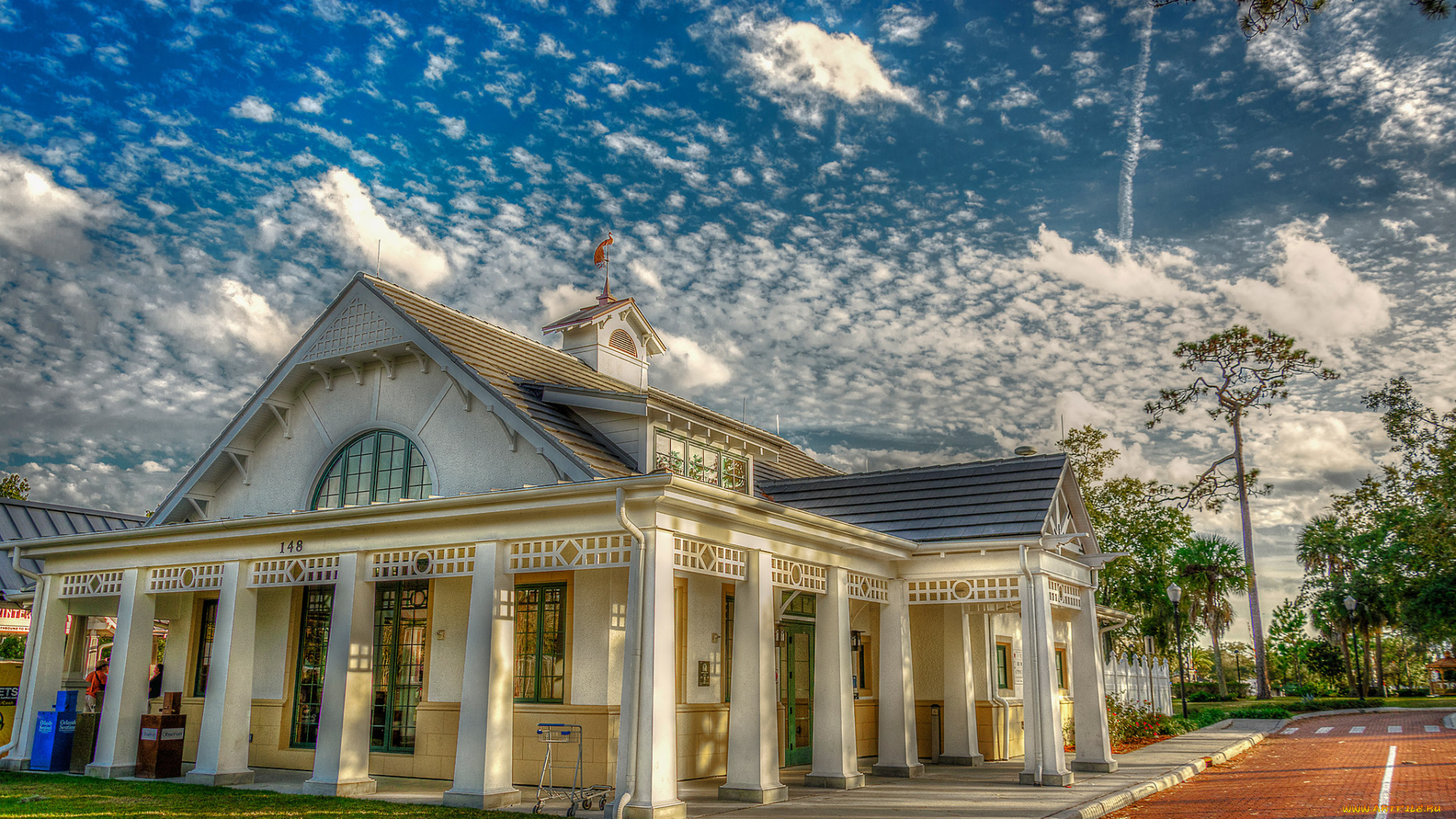 города, -, здания, , дома, загородный, дом