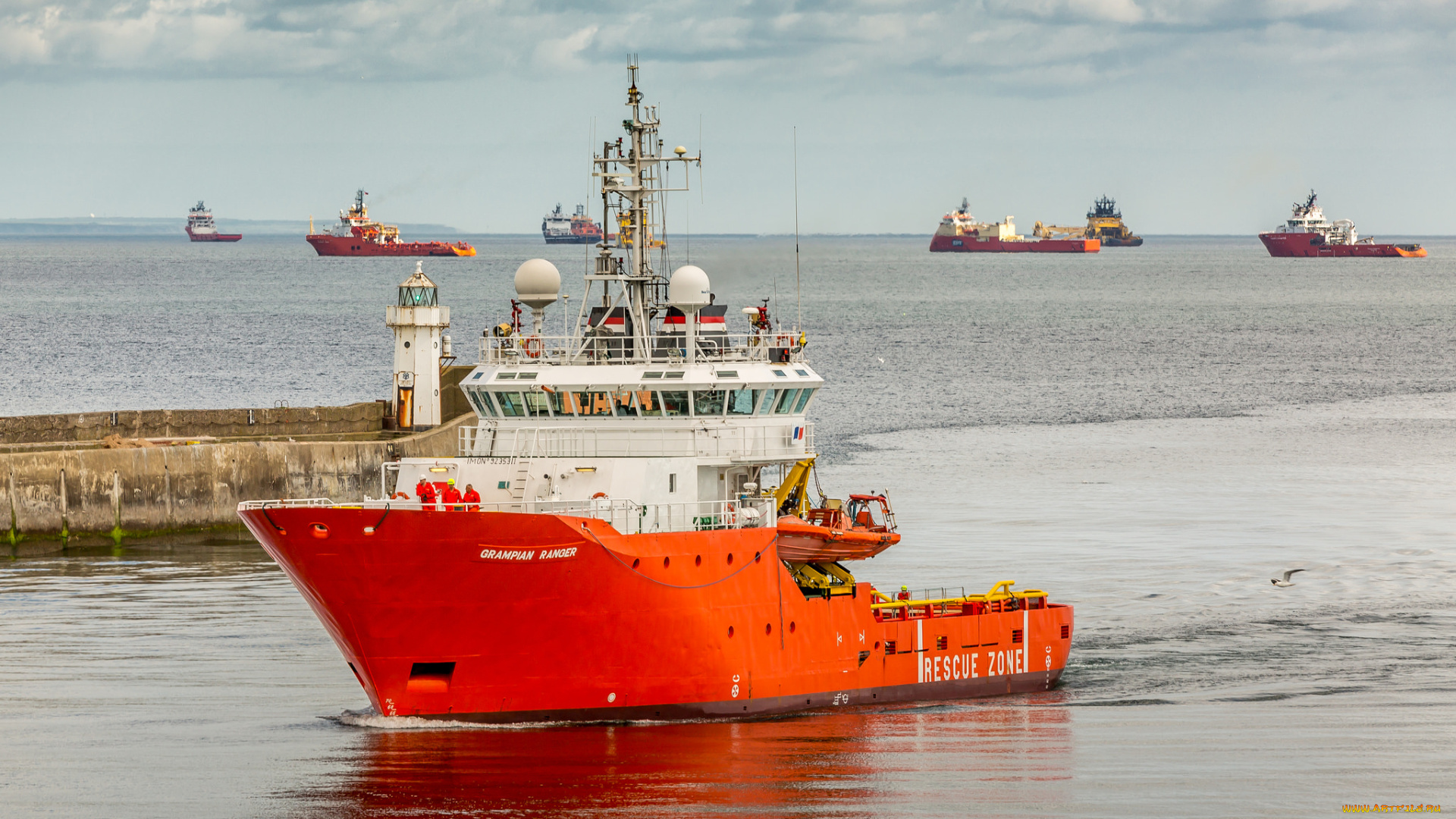 grampian, ranger, корабли, другое, судно, специальное
