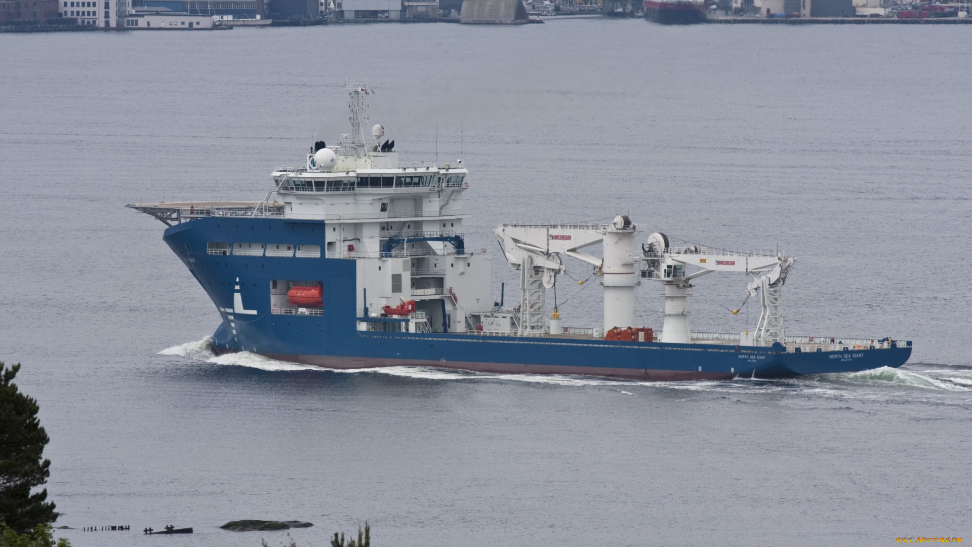 north, sea, giant, корабли, другое, судно, специальное