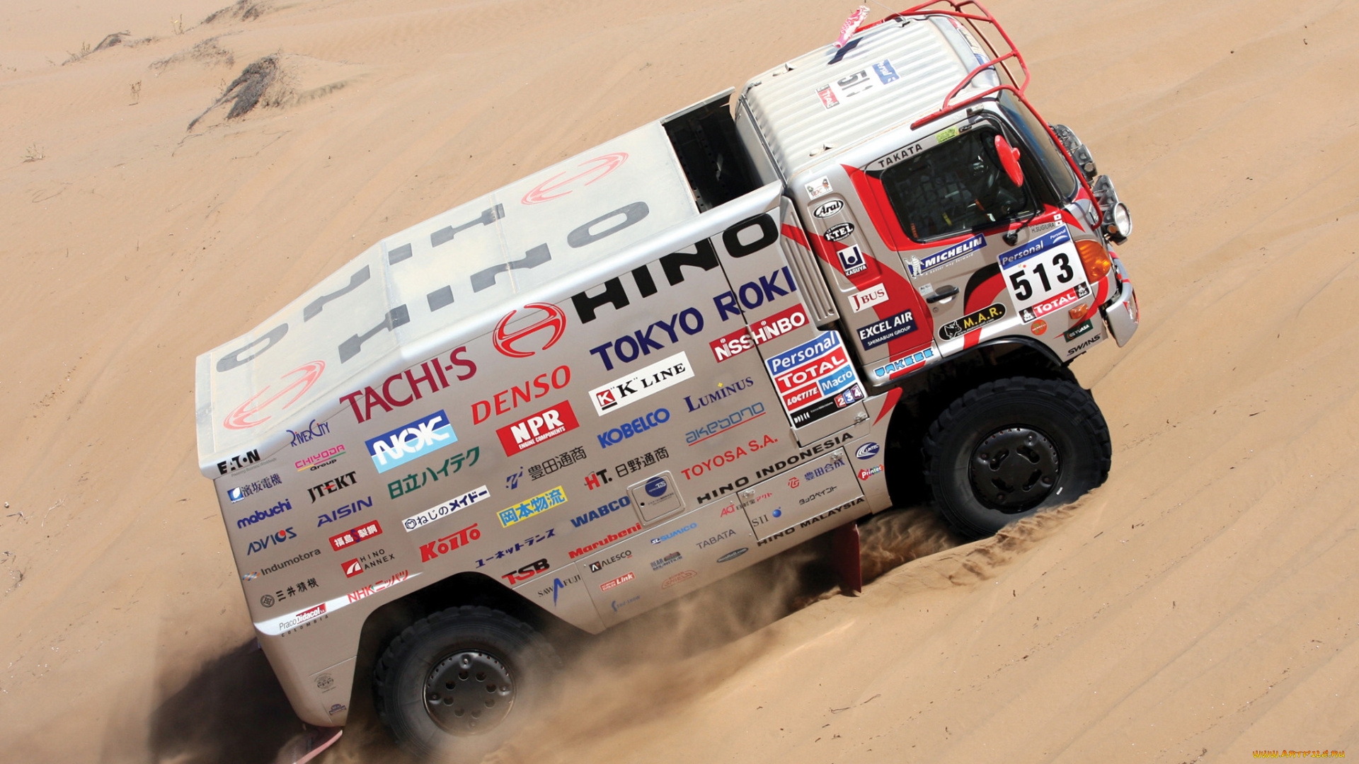 спорт, авторалли, hino, 500, dakar, 2010г, дакар, пустыня, песок