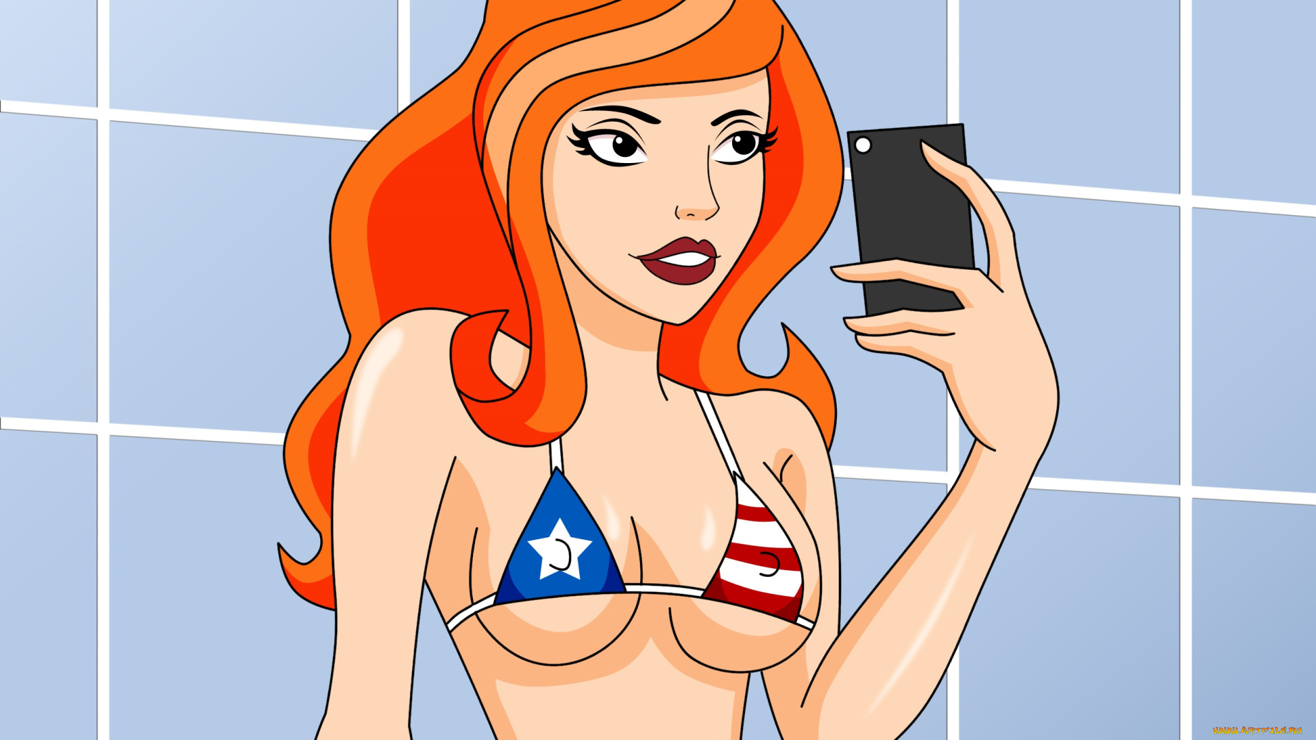 векторная, графика, девушки, , girls, девушка, взгляд, фон