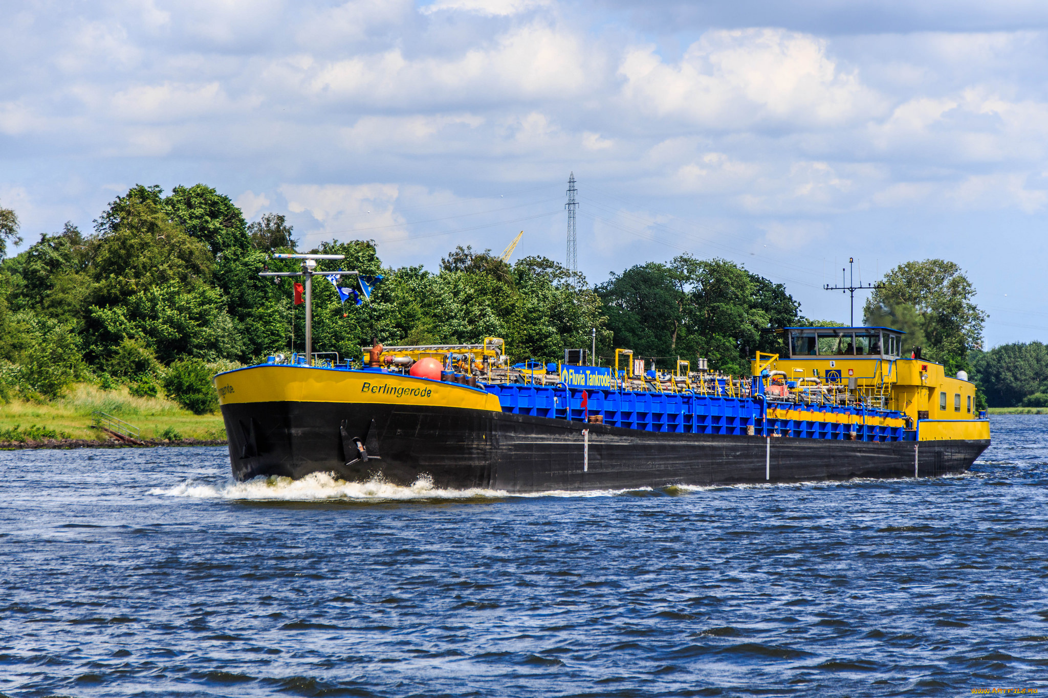 berlingerode, корабли, баржи, баржа, самоходная