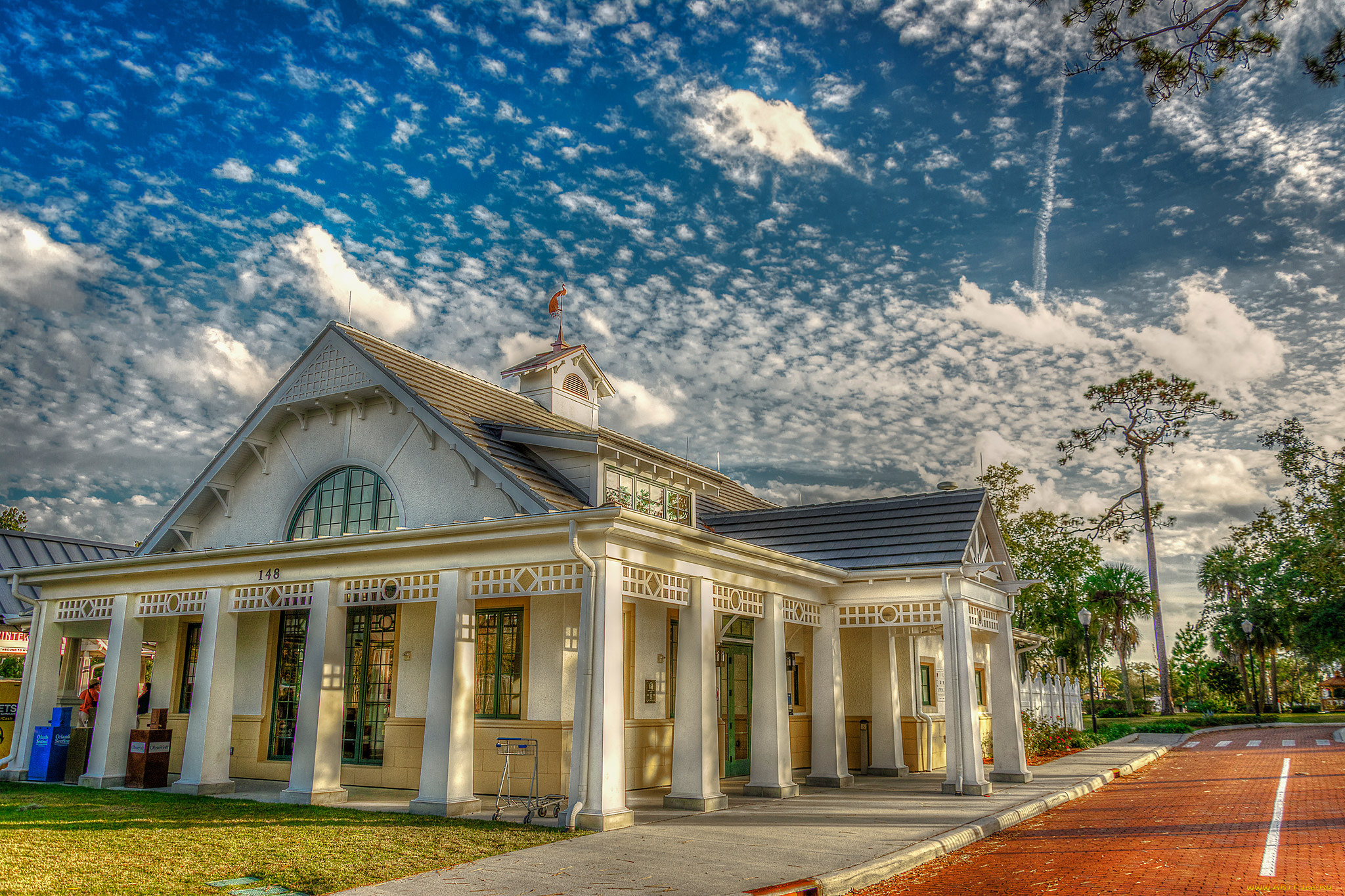 города, -, здания, , дома, загородный, дом