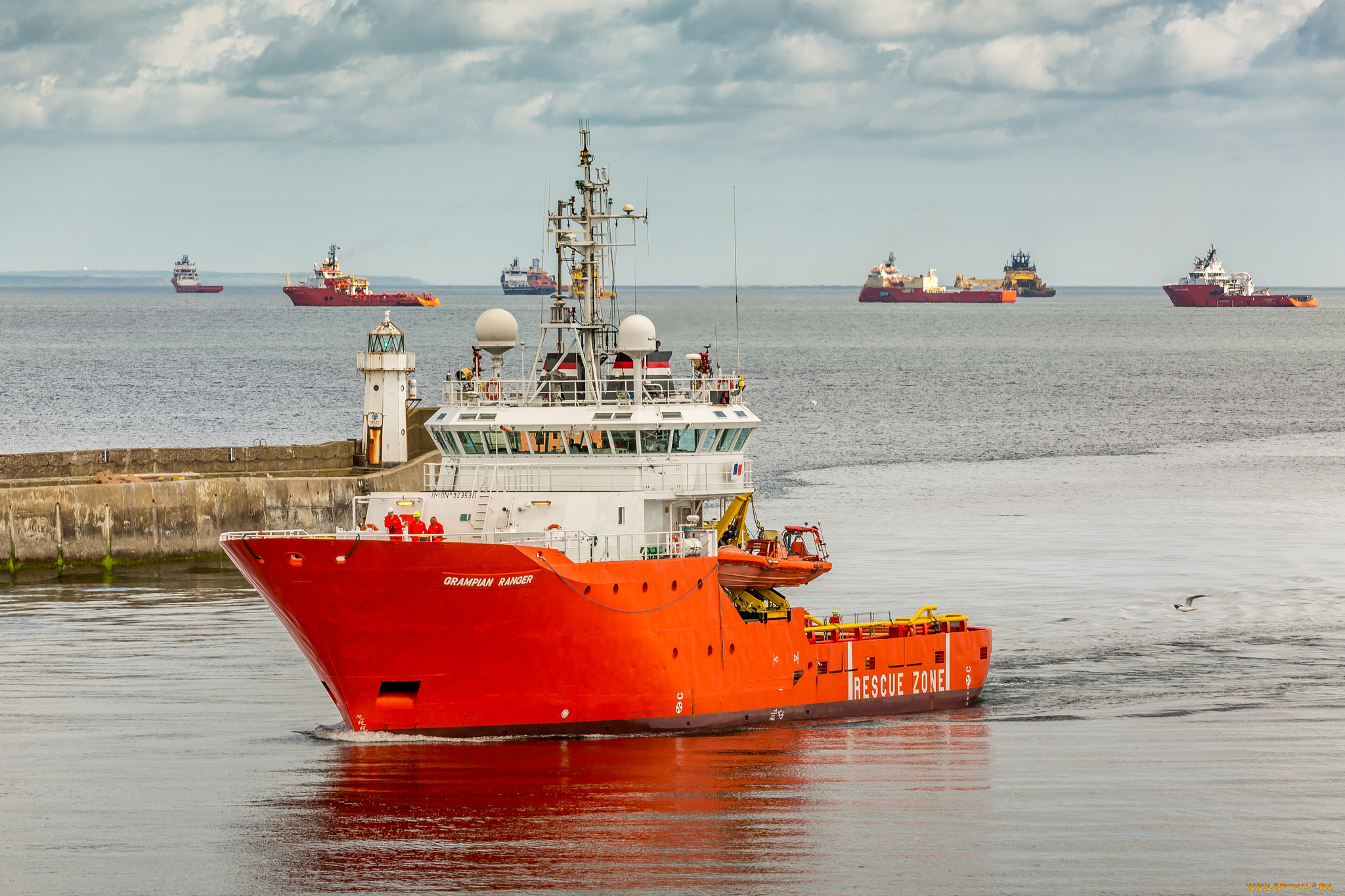 grampian, ranger, корабли, другое, судно, специальное
