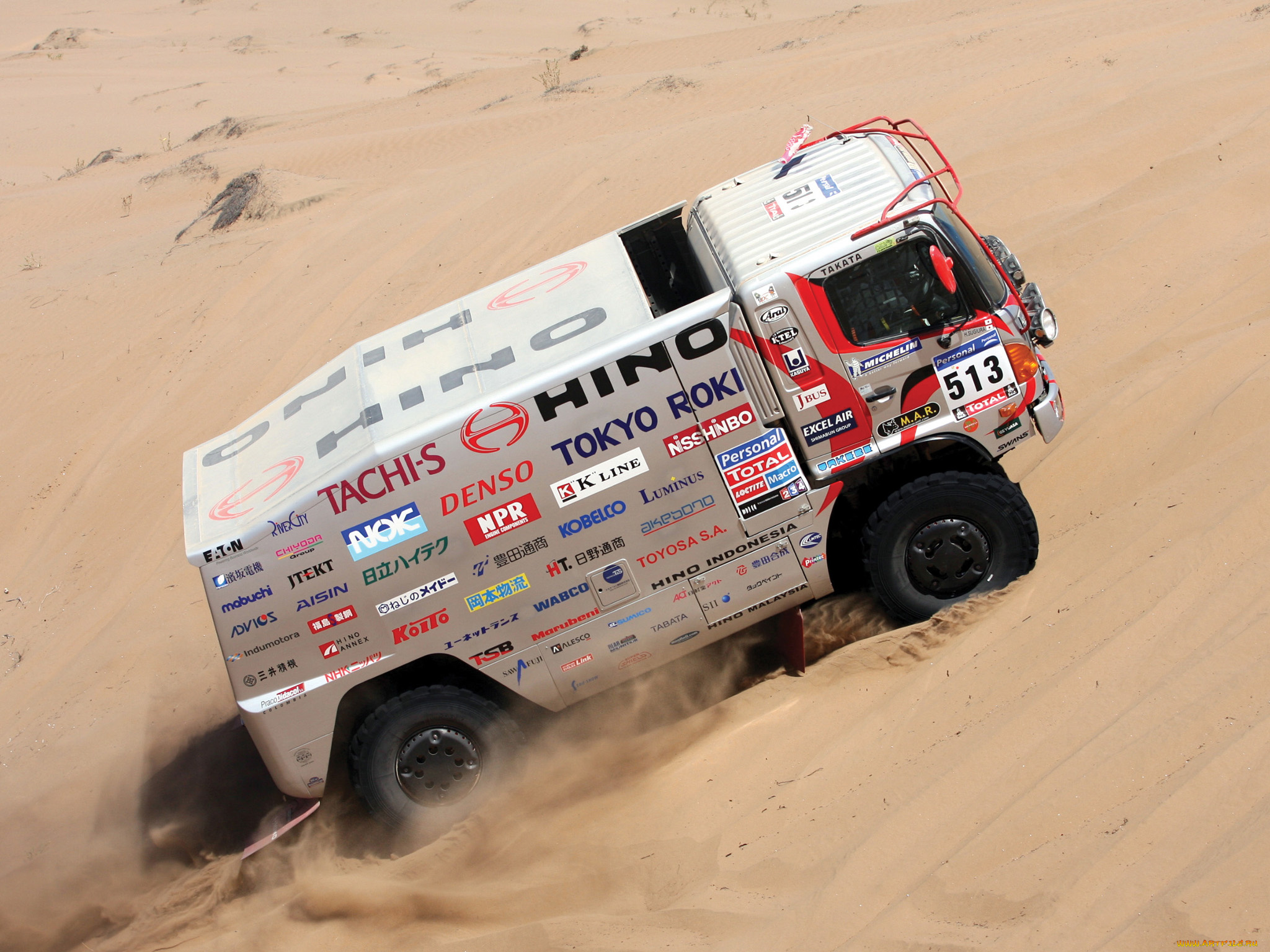 спорт, авторалли, hino, 500, dakar, 2010г, дакар, пустыня, песок