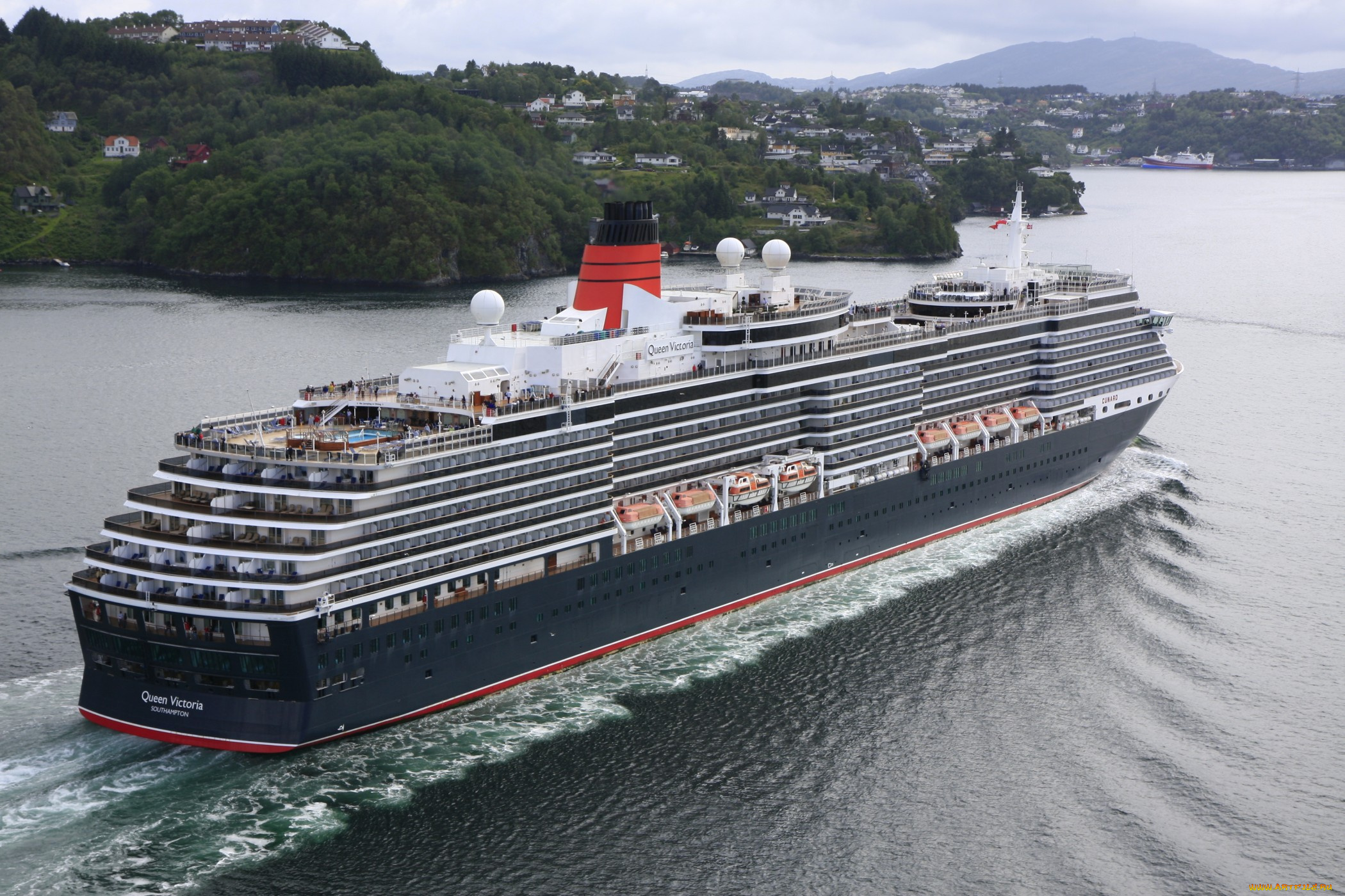 queen, victoria, корабли, лайнеры, лайнер, круизный