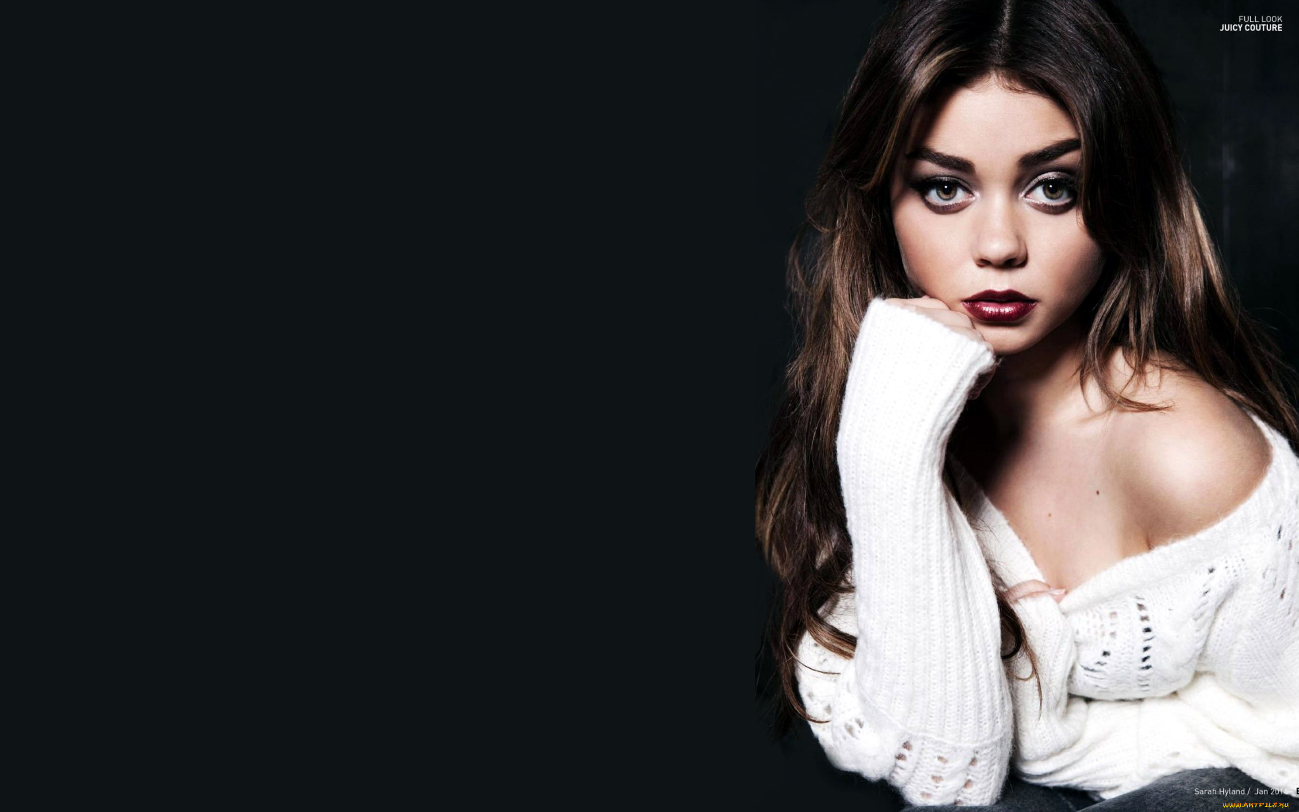 девушки, sarah, hyland, декольте, рукава, взгляд, актриса, сара, хайлэнд