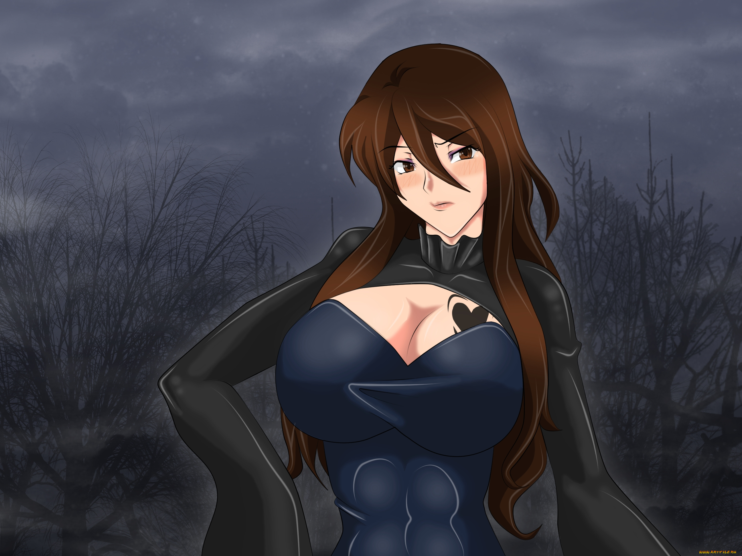 векторная, графика, девушки, , girls, девушка, взгляд, фон