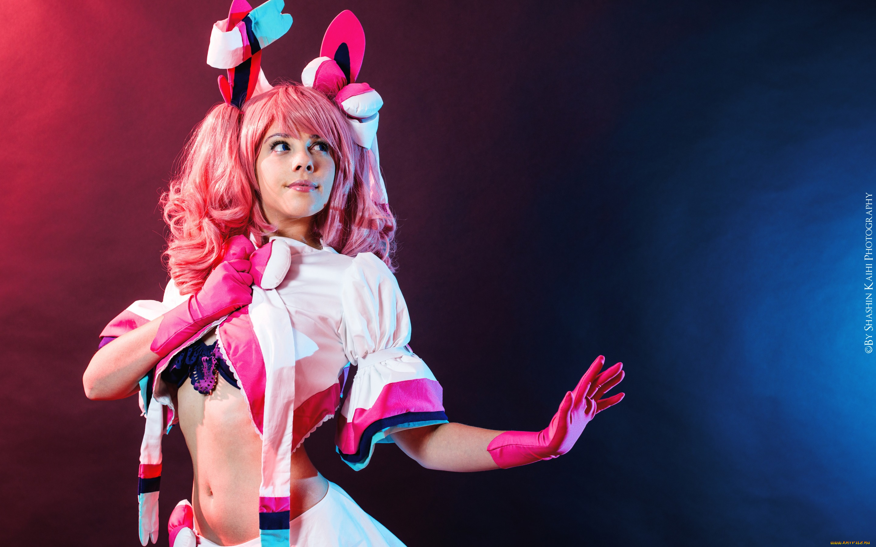 девушки, -unsort, , креатив, девушка, cosplay, форма, ушки