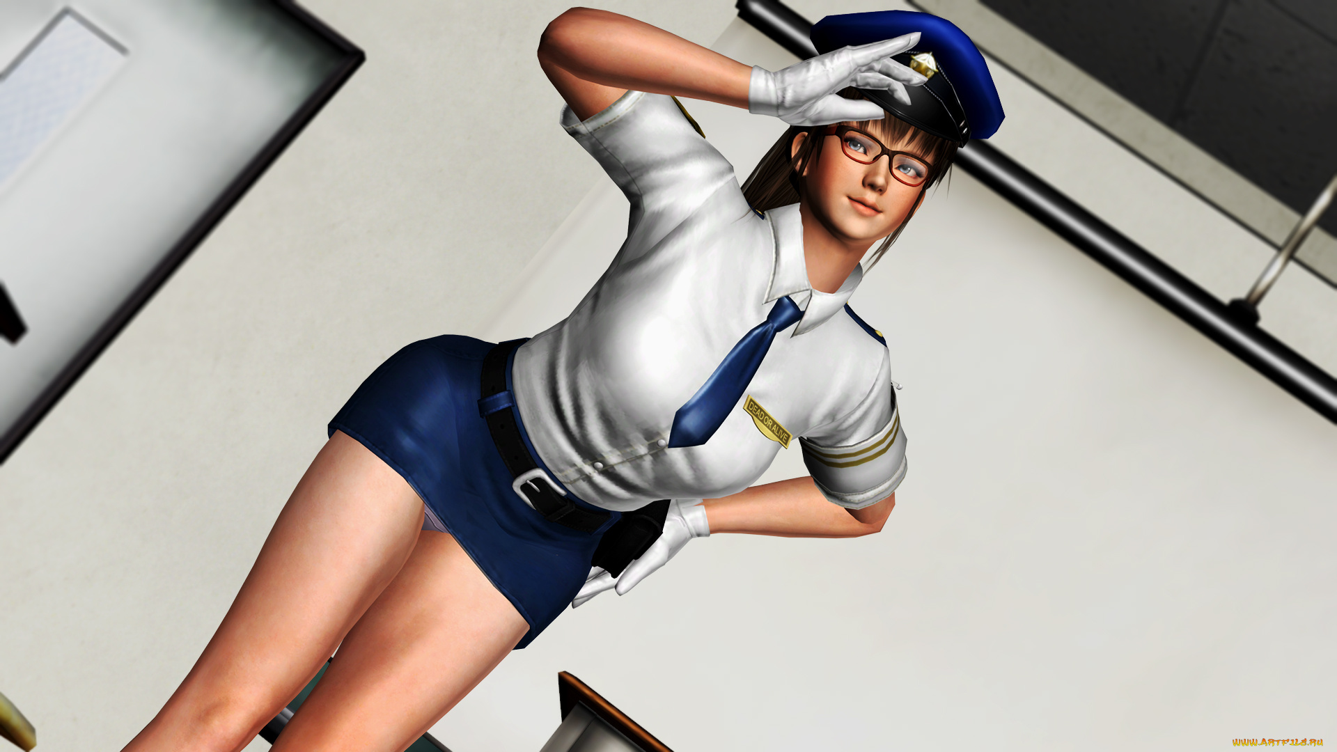 3д, графика, аниме, , anime, фон, взгляд, девушка