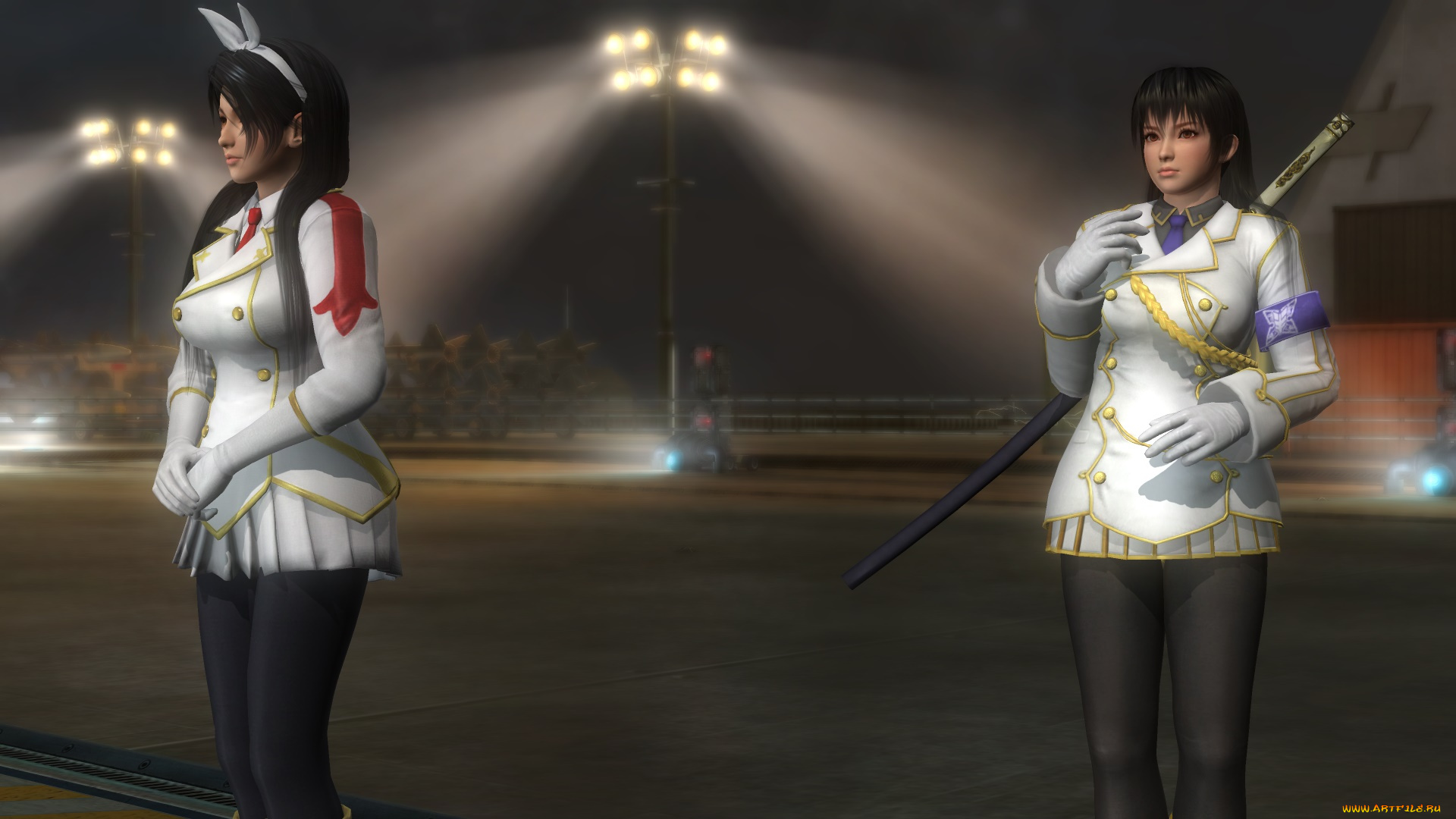 3д, графика, аниме, , anime, поза, фон, взгляд, девушки