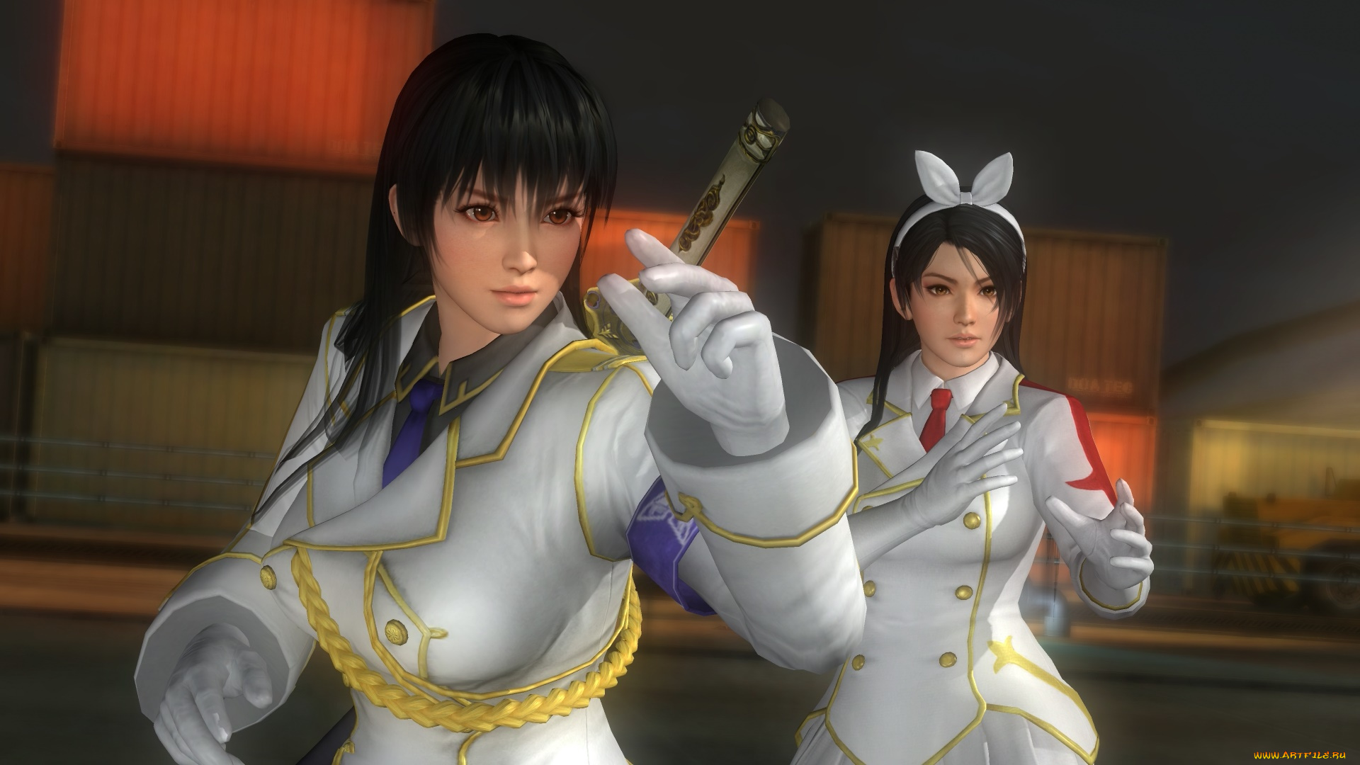 3д, графика, аниме, , anime, поза, фон, взгляд, девушки