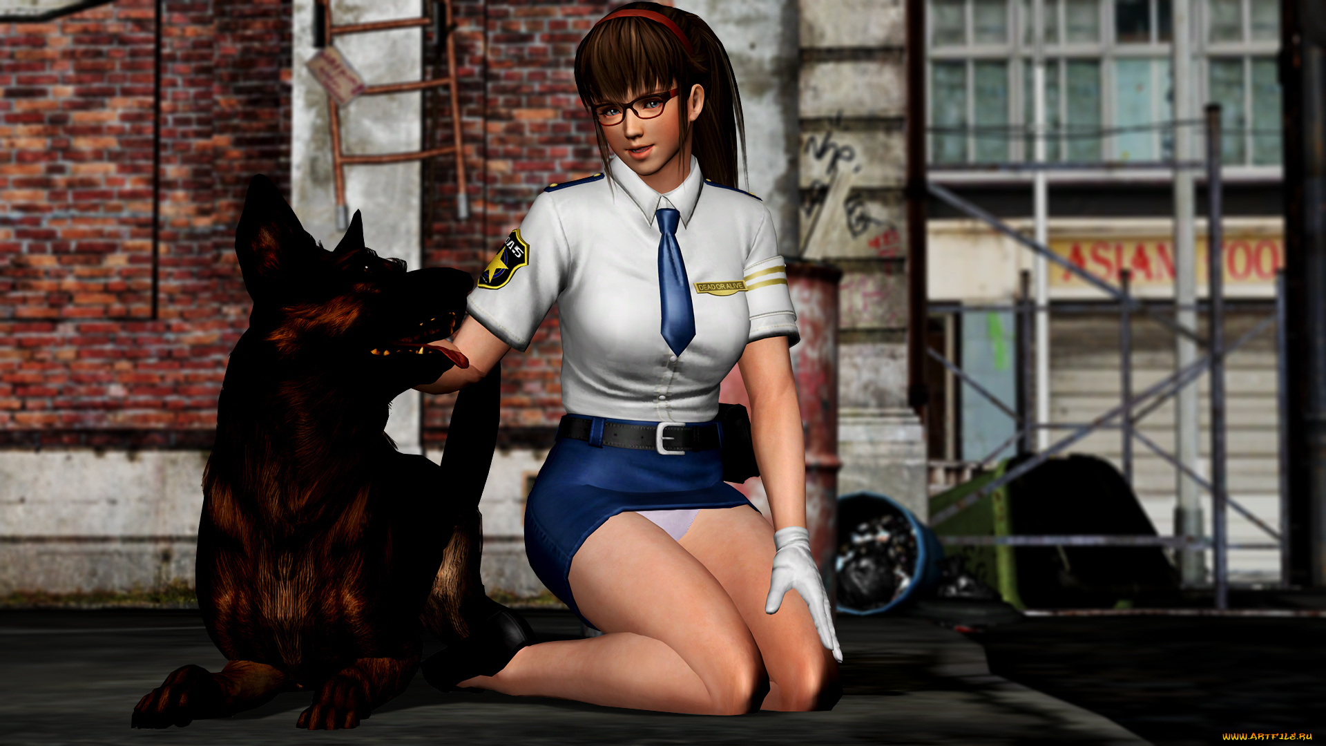 3д, графика, аниме, , anime, взгляд, фон, девушка